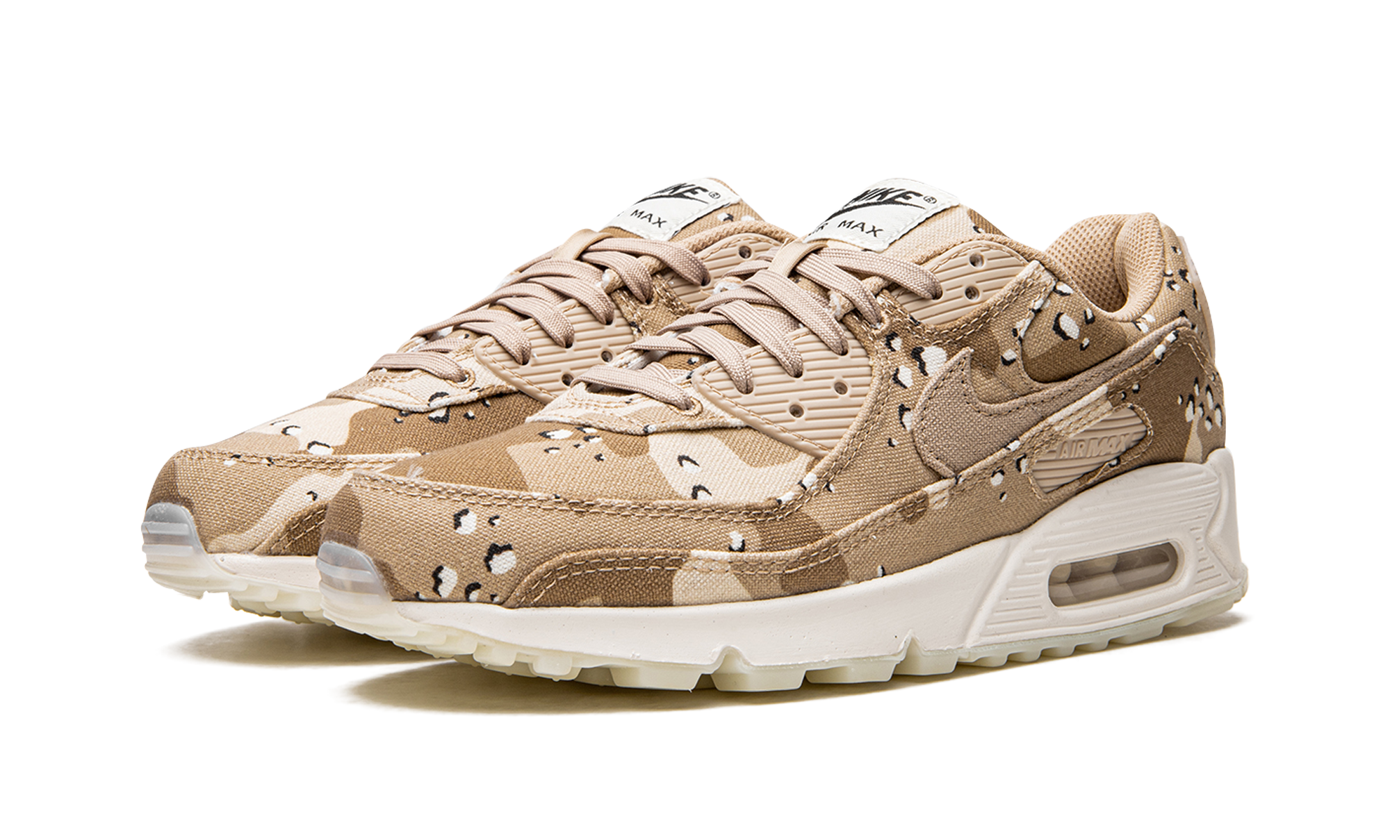 nike air max 90 desert camo women s+DX2313-200+diagnol left view