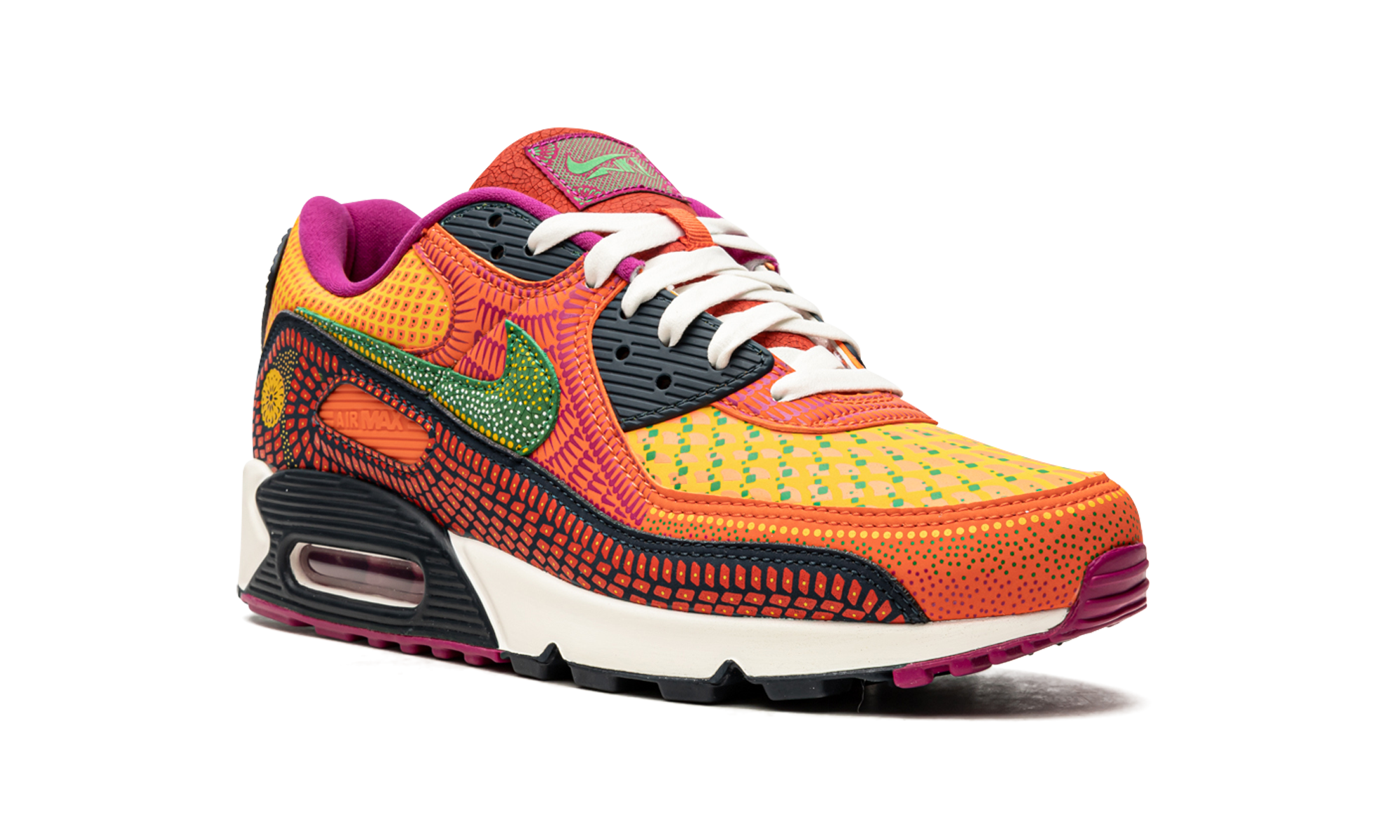 nike air max 90 dia de los muertos+DC5154-458+diagnol right view 3