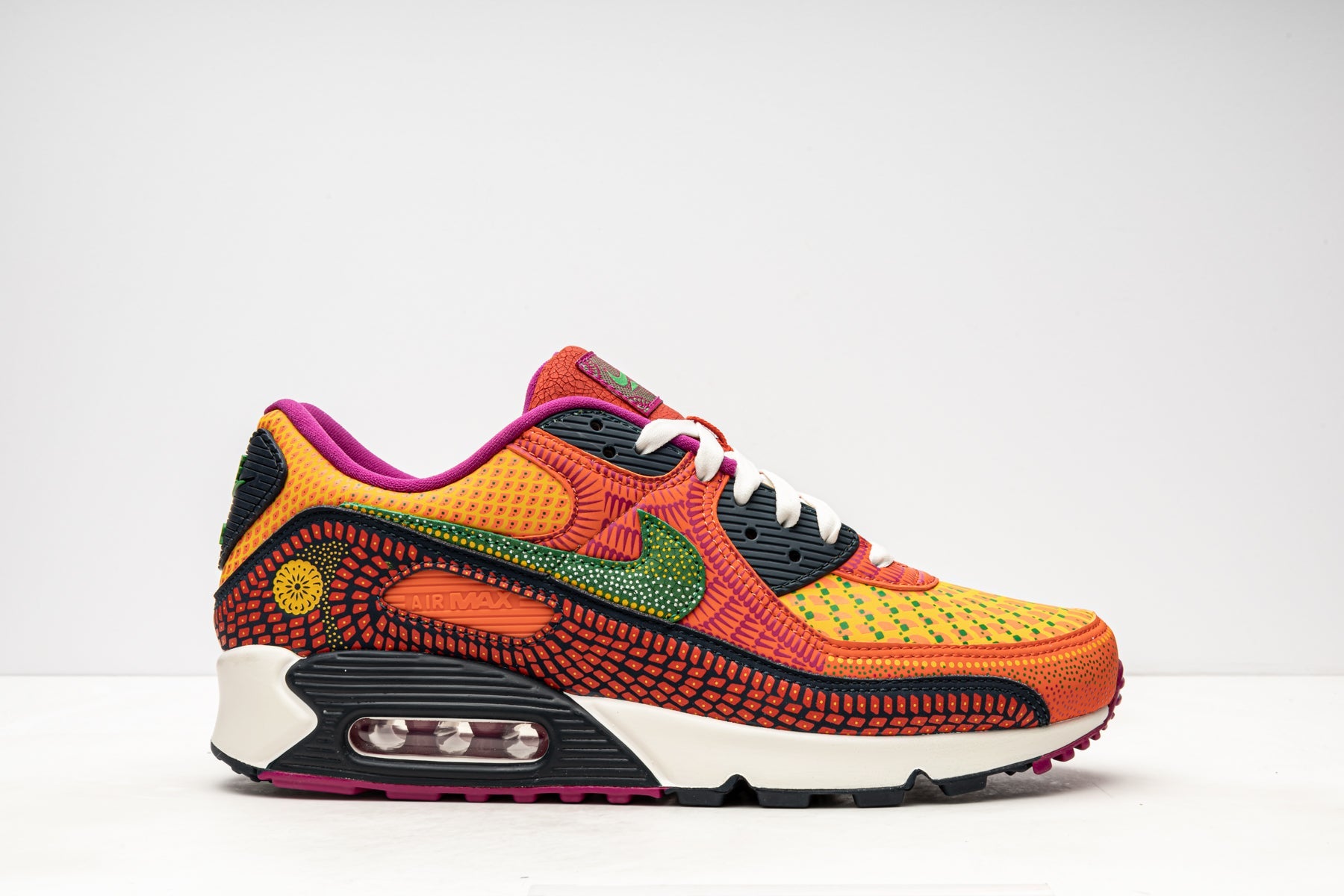 nike air max 90 dia de los muertos+DC5154-458+diagnol right view