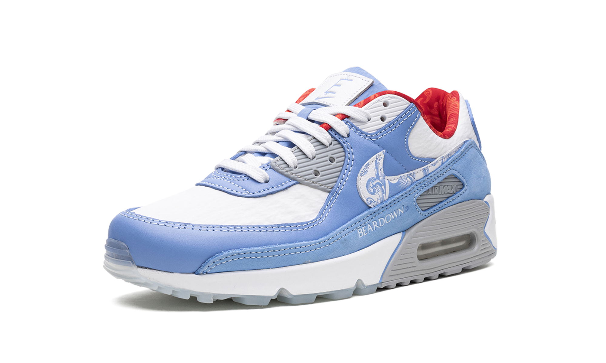 nike air max 90 doernbecher 2023+FD9710-400+left diagnol single view