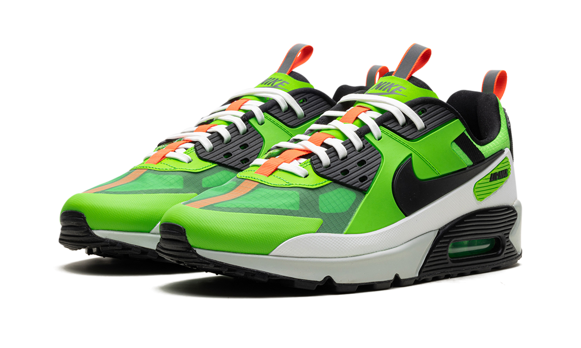 nike air max 90 drift action green+FB2877-300+diagnol left view