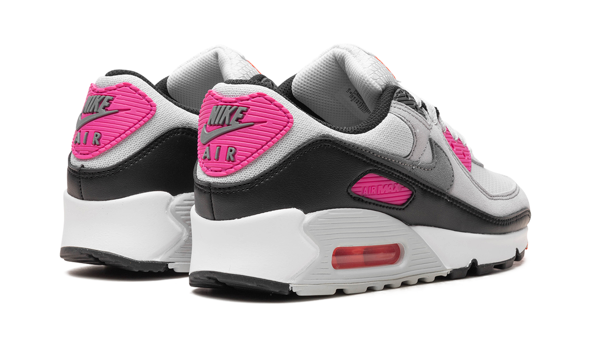 nike air max 90 dunkin donuts+FN6958-003+diagnol right behind view