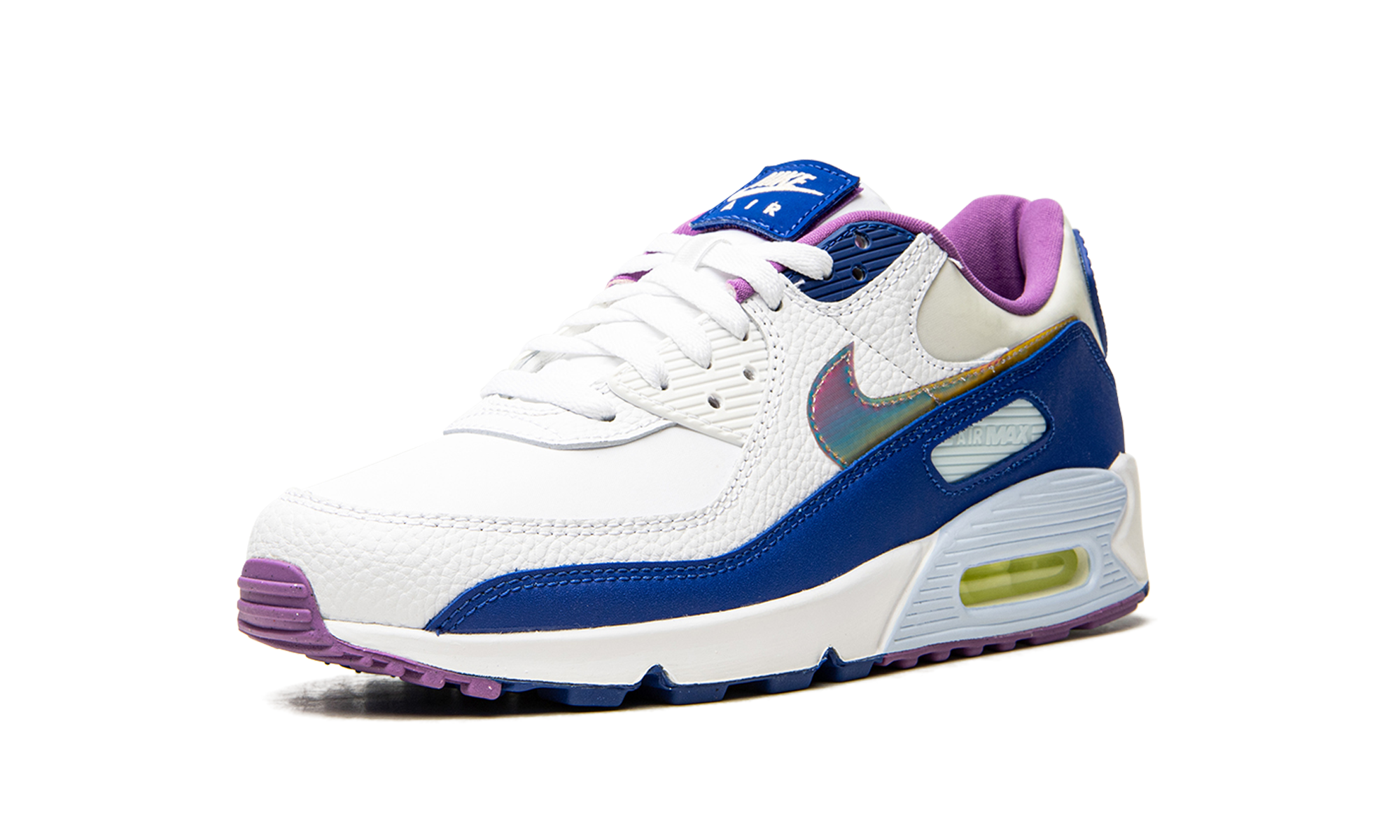nike air max 90 easter blue 2020+CT3623-100+left diagnol single view