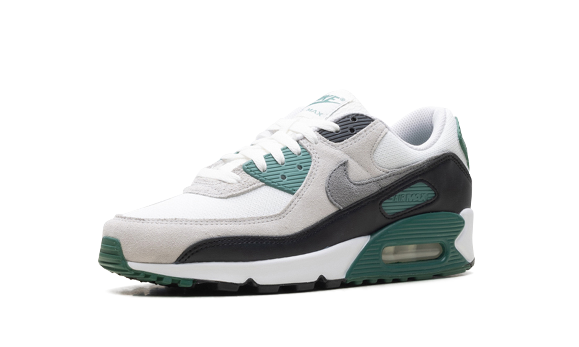 nike air max 90 evergreen aura+DM0029-116+left diagnol single view