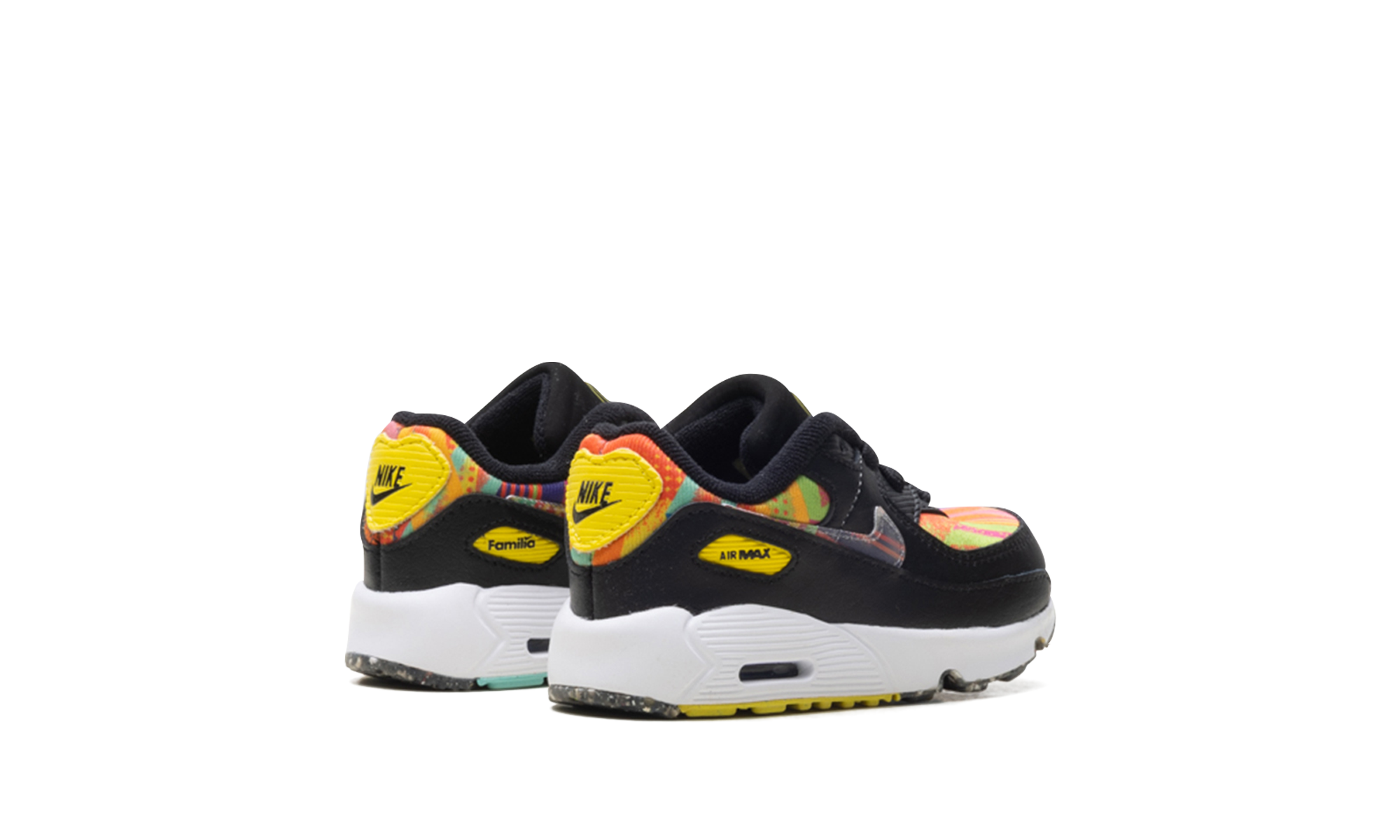 nike air max 90 familia td+DM6919-900+diagnol right behind view