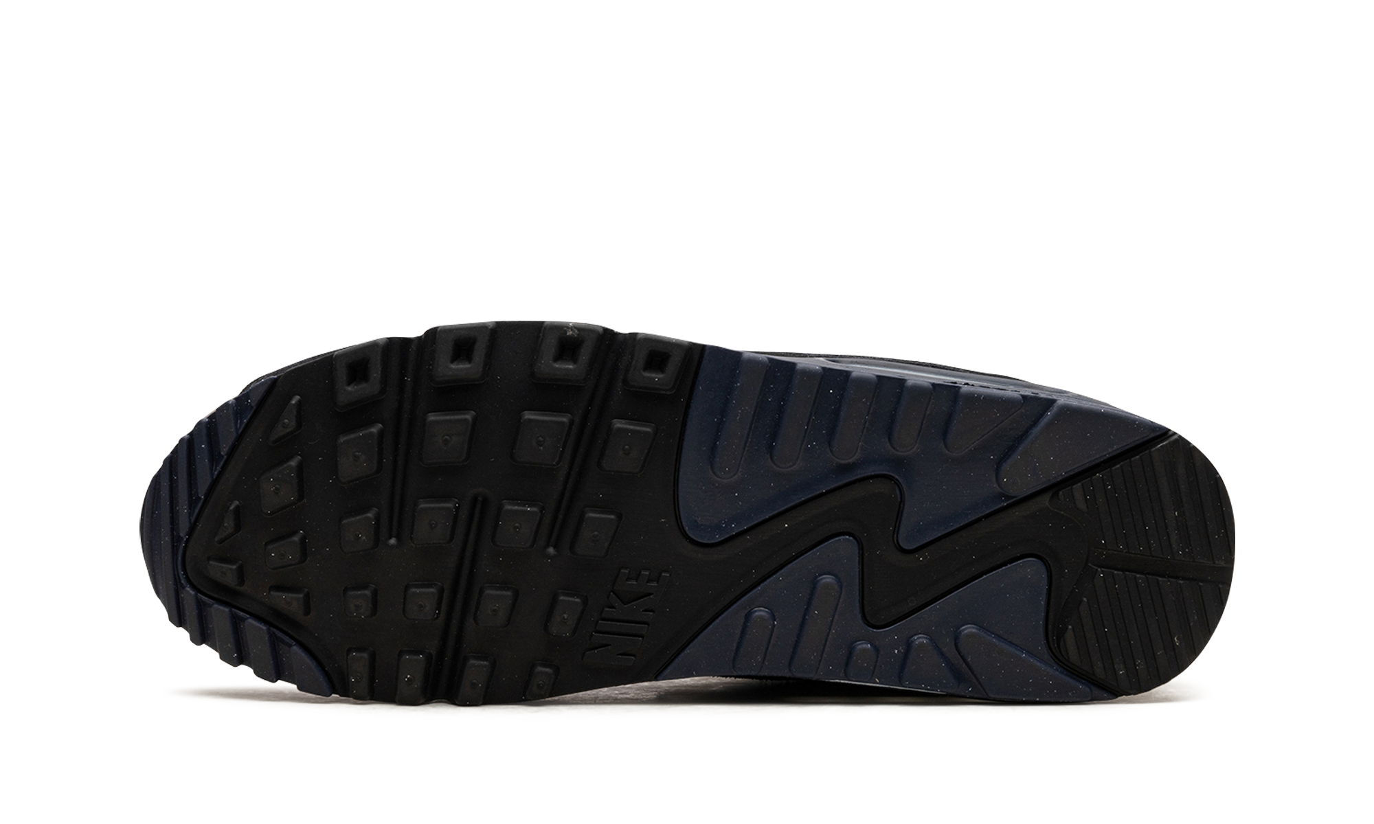 nike air max 90 flat pewter obsidian+DZ3522-002+bottom view