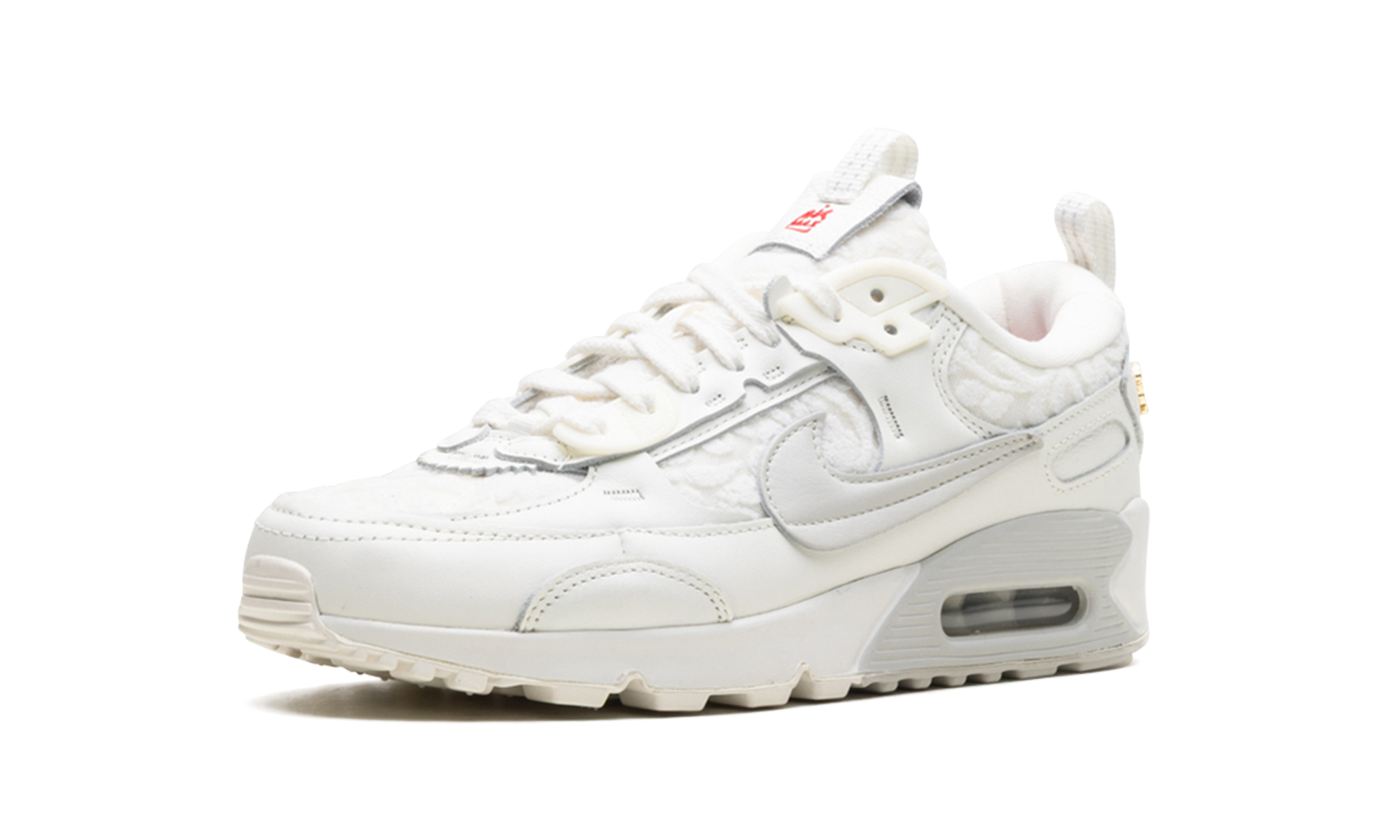 nike air max 90 futura give her flowers women s+FZ3777-133+diagnol right behind view