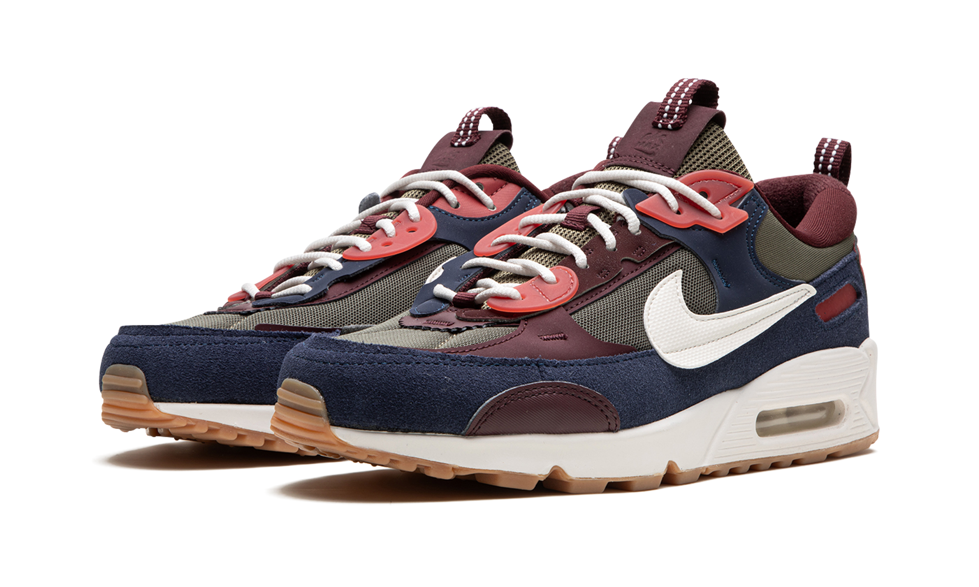 nike air max 90 futura medium olive navy women s+DM9922-200+diagnol left view