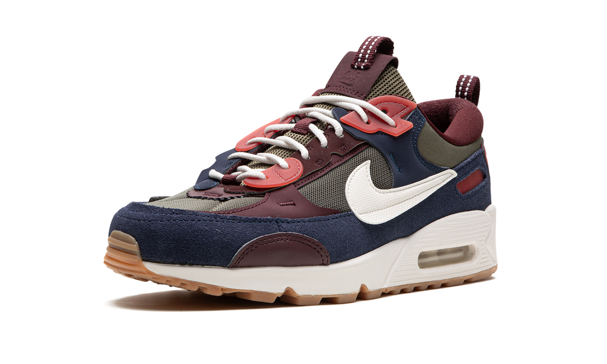 nike air max 90 futura medium olive navy women s+DM9922-200+left diagnol single view
