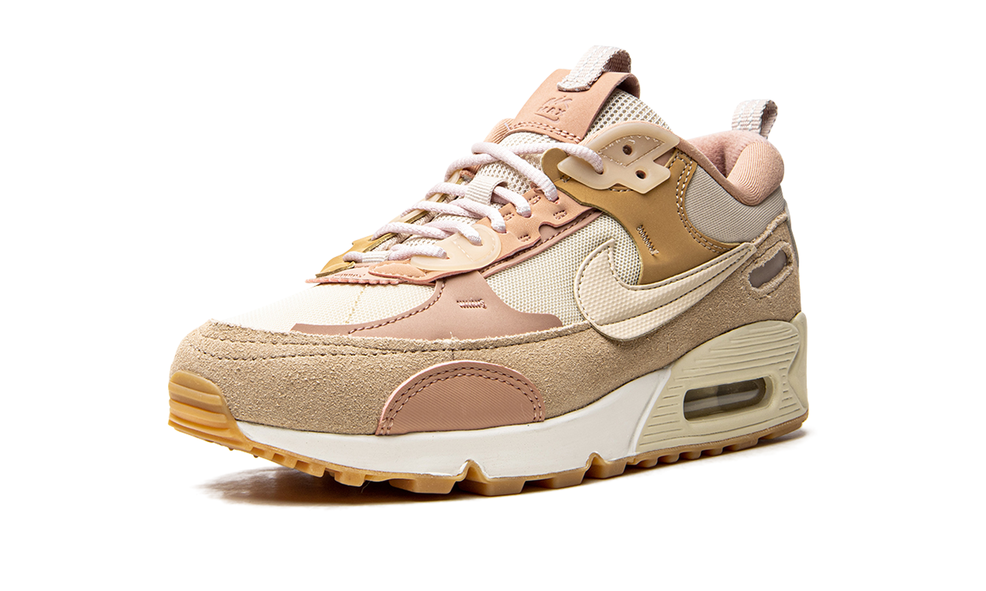 nike air max 90 futura sanddrift women s+DM9922-100+left diagnol single view