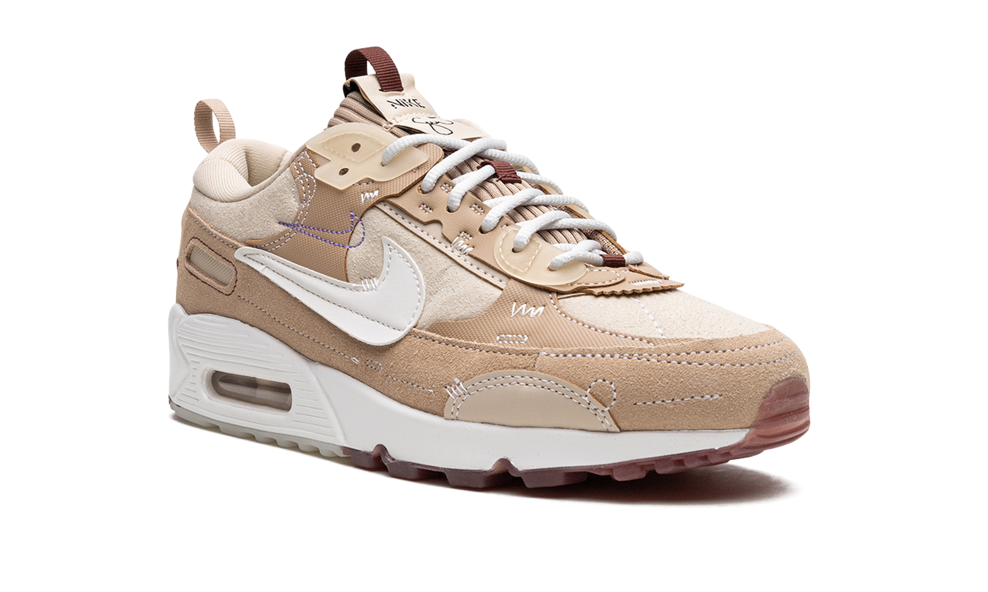 nike air max 90 futura serena williams design crew sanddrift women s+DX4221-200+diagnol right view