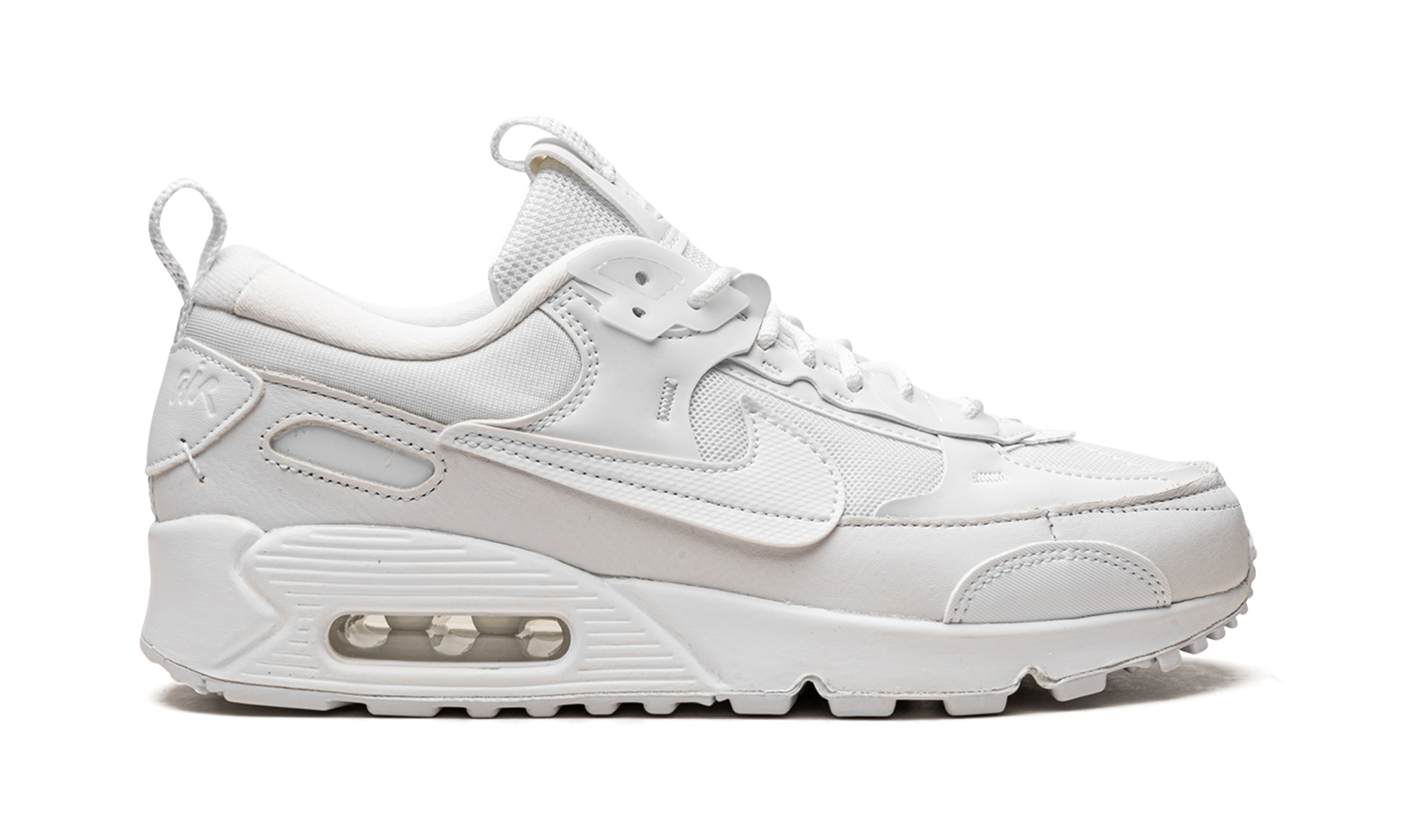 nike air max 90 futura triple white women s+DM9922-101+right view