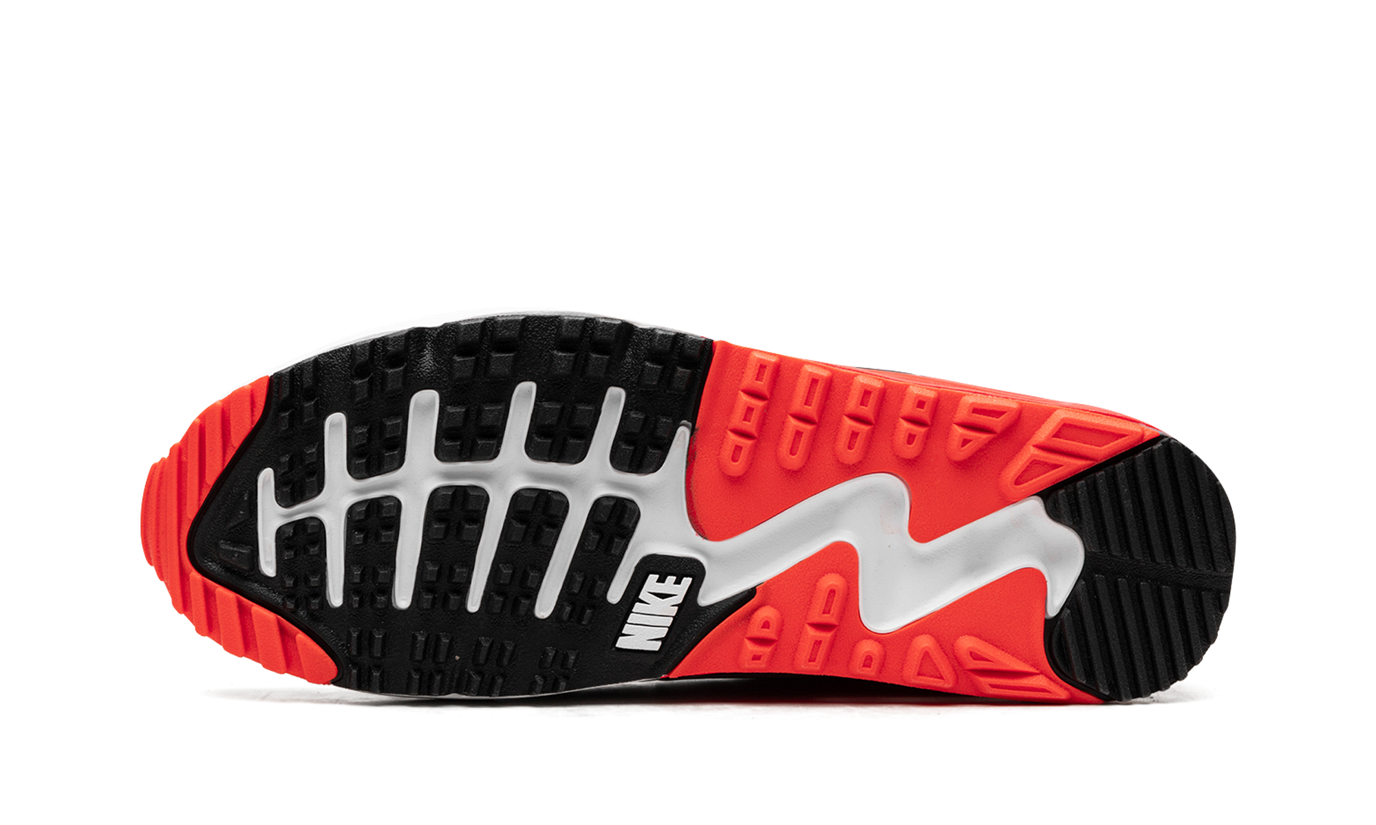 nike air max 90 golf iron grey infra red 23+CU9978-010+bottom view