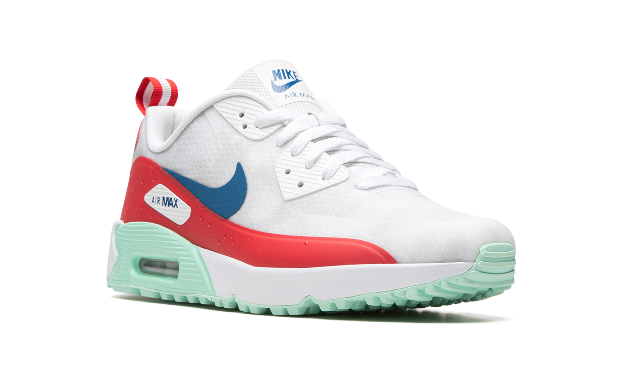 nike air max 90 golf us open surf and turf 2022+DM9009-146+diagnol right view