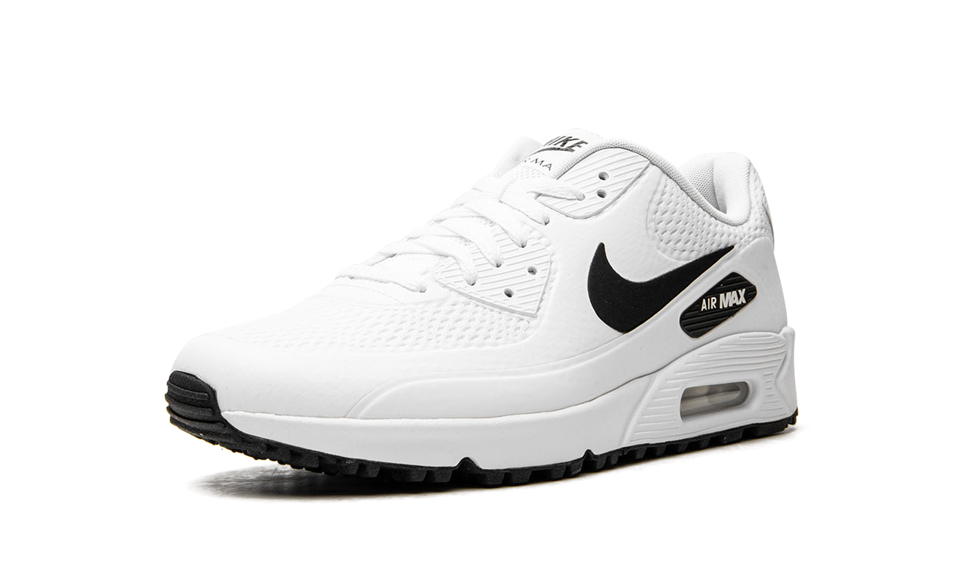 nike air max 90 golf white black+CU9978-101+left diagnol single view