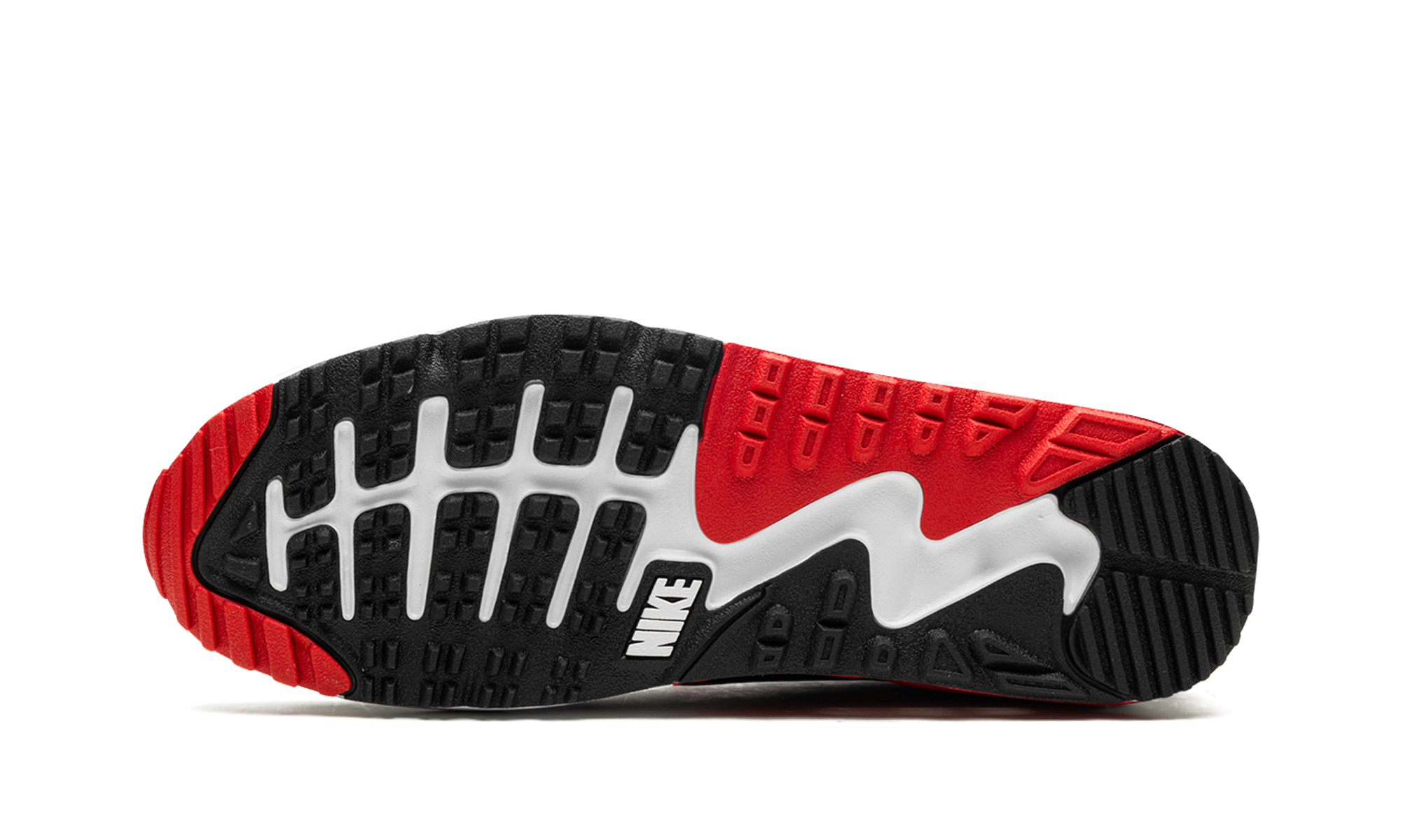 nike air max 90 golf white black university red+DX5999-162+bottom view