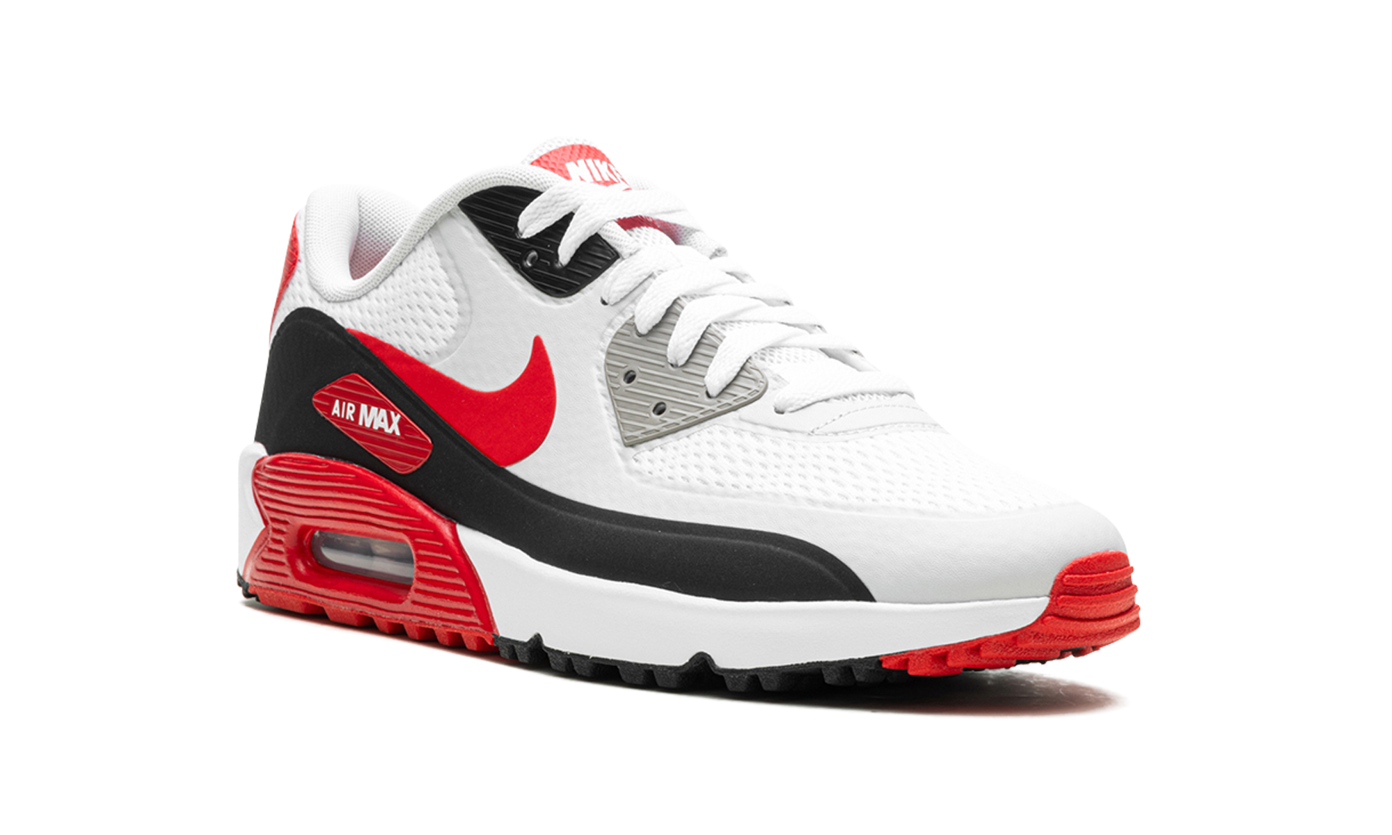 nike air max 90 golf white black university red+DX5999-162+diagnol right view