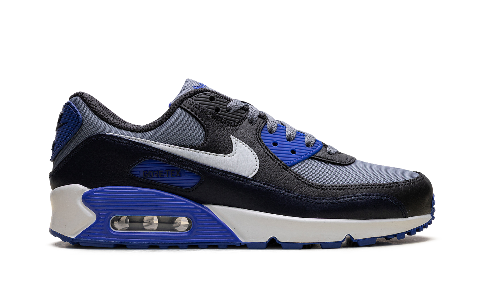 nike air max 90 gore tex cool grey anthracite obsidian pure platinum+FD5810-003+right view