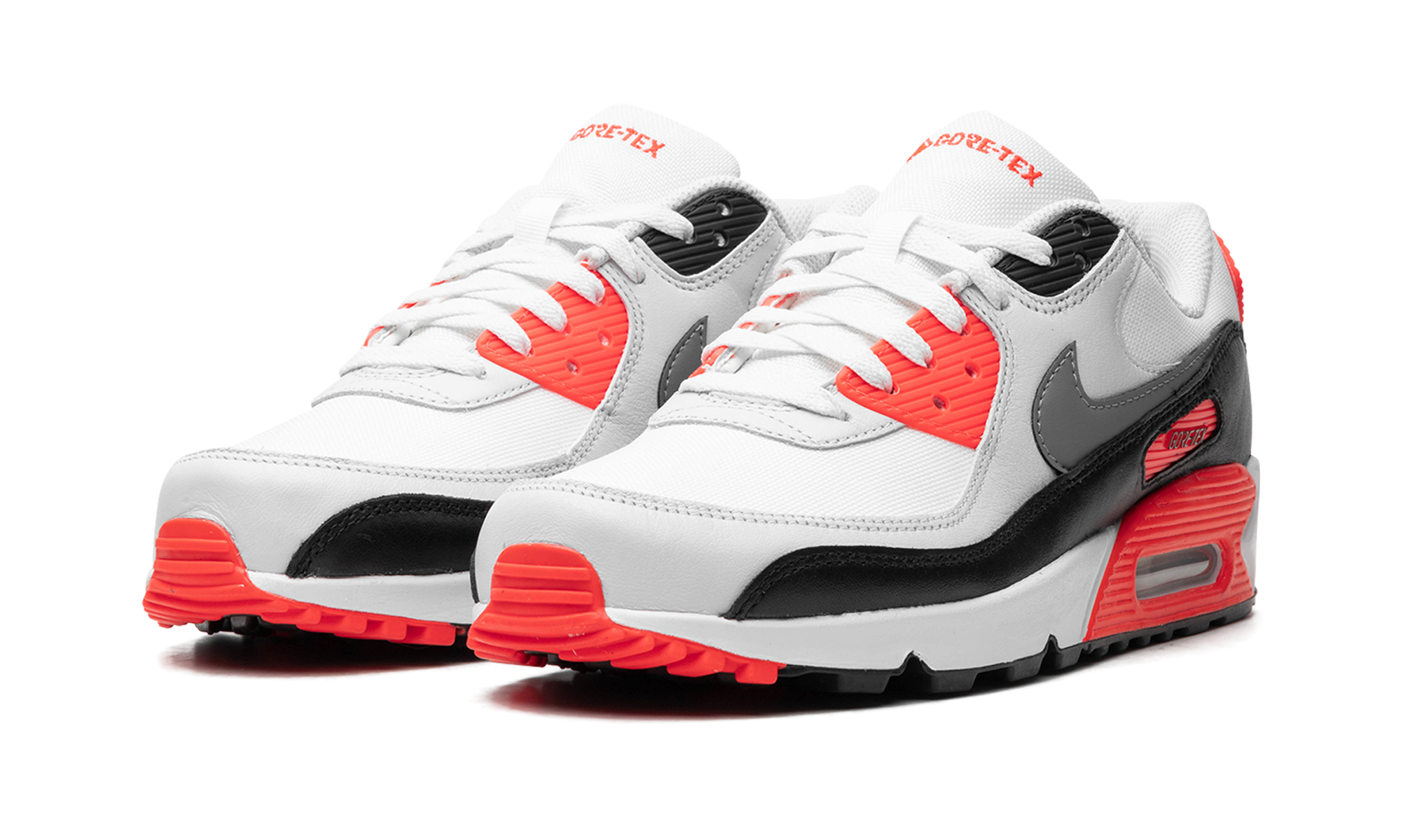 nike air max 90 gore tex infrared+FD5810-101+diagnol left view