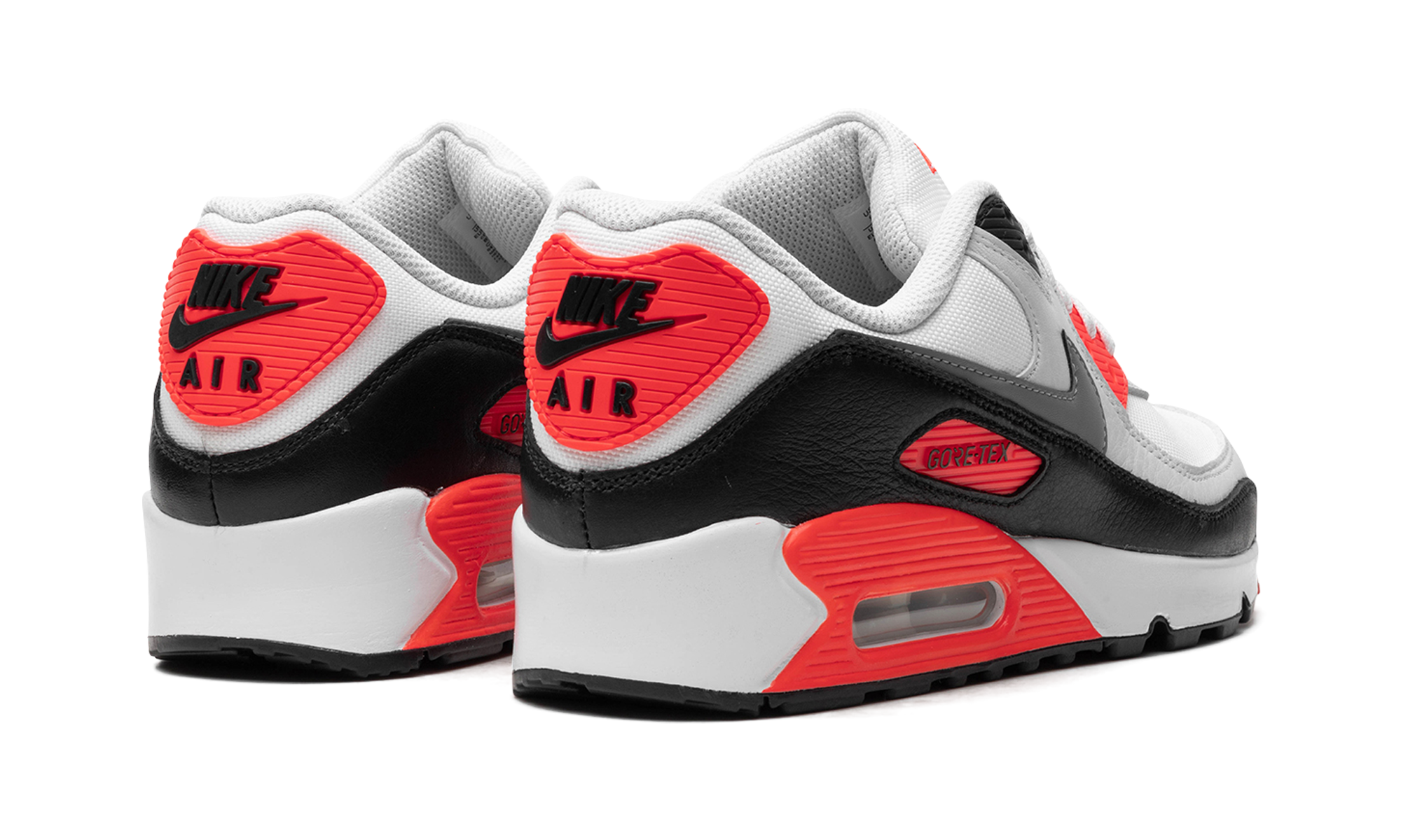 nike air max 90 gore tex infrared+FD5810-101+diagnol right behind view