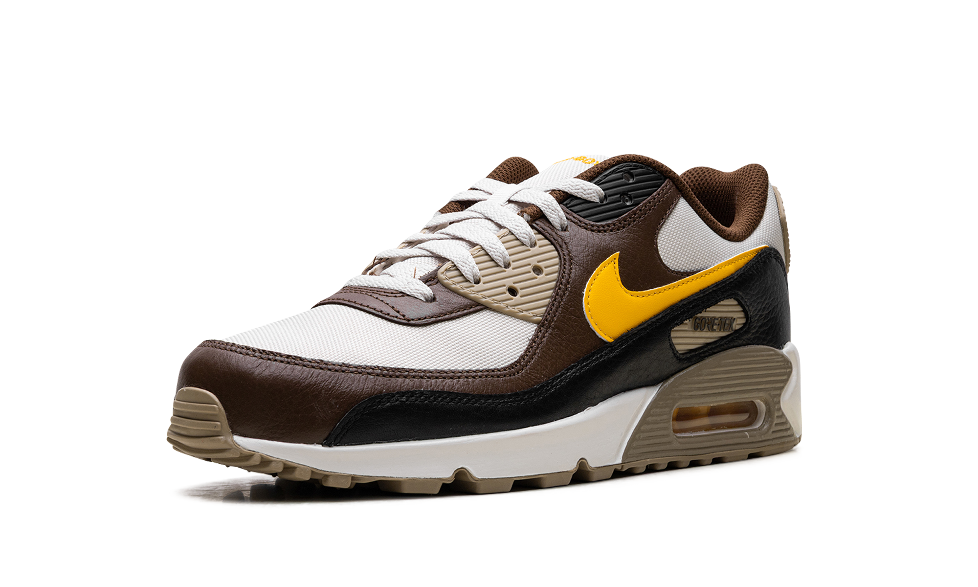 nike air max 90 gore tex winterized cacao wow+FD5810-201+left diagnol single view