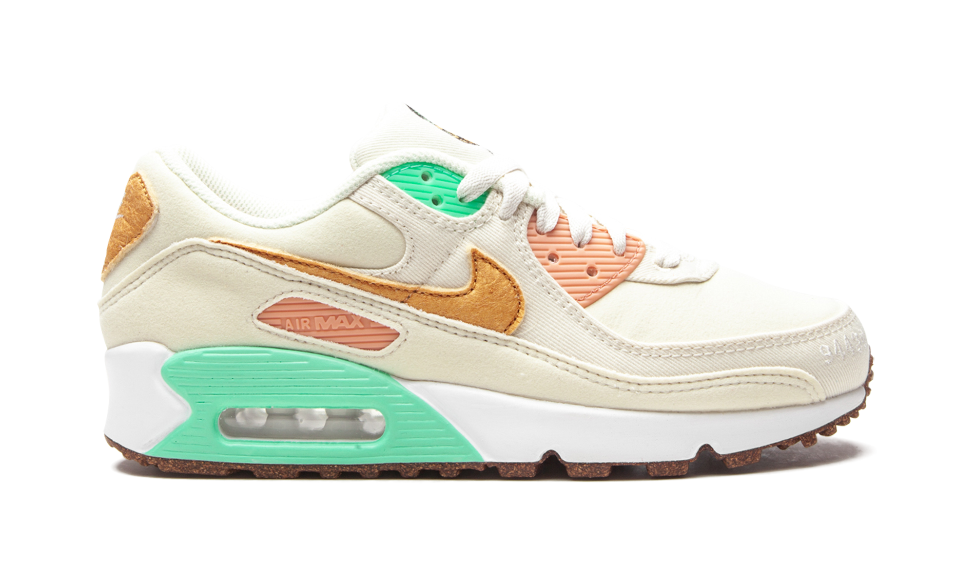 nike air max 90 happy pineapple women s+DC5211-100+right view