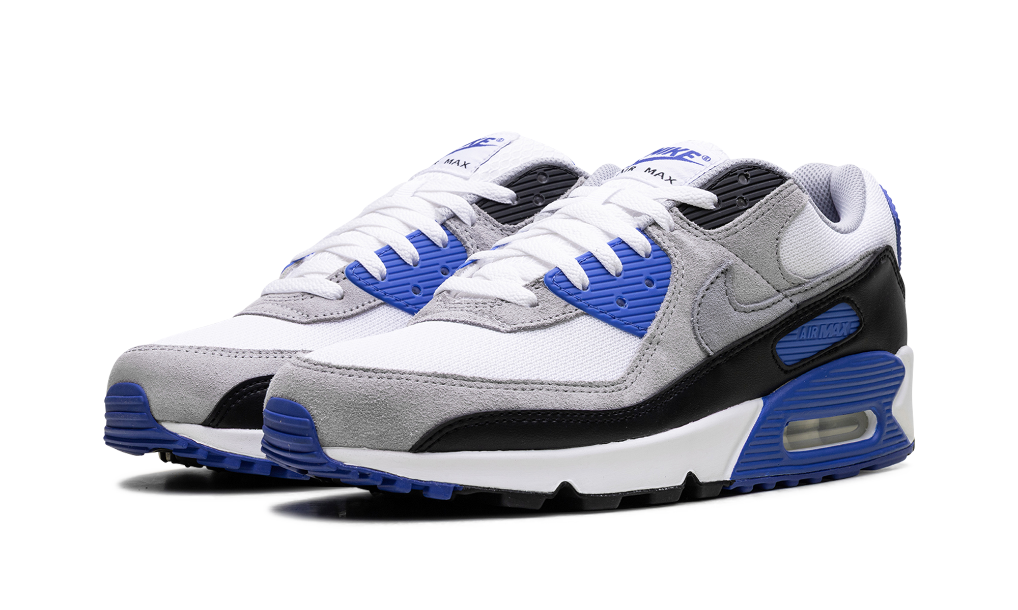 nike air max 90 hyper royal+DM0029-112+diagnol left view