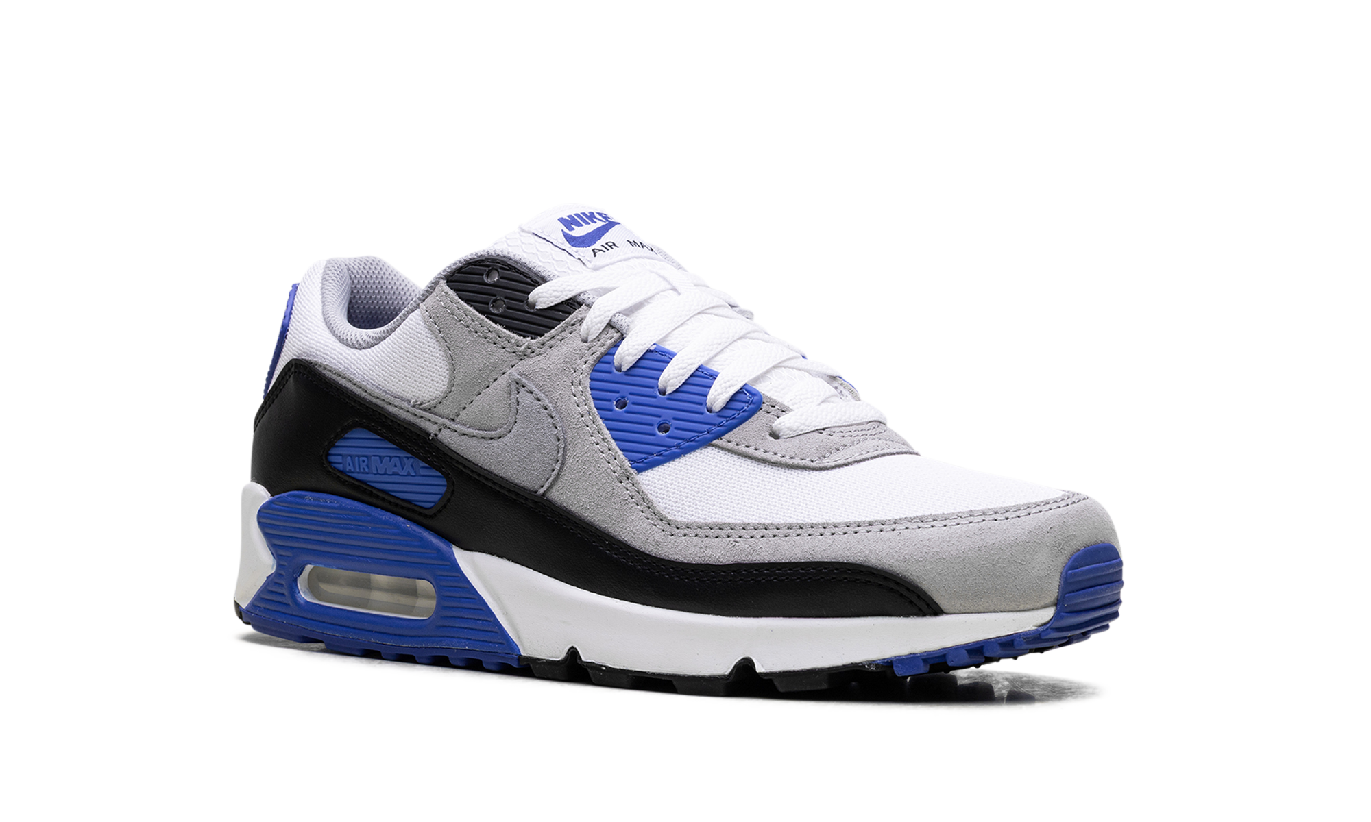 nike air max 90 hyper royal+DM0029-112+diagnol right view