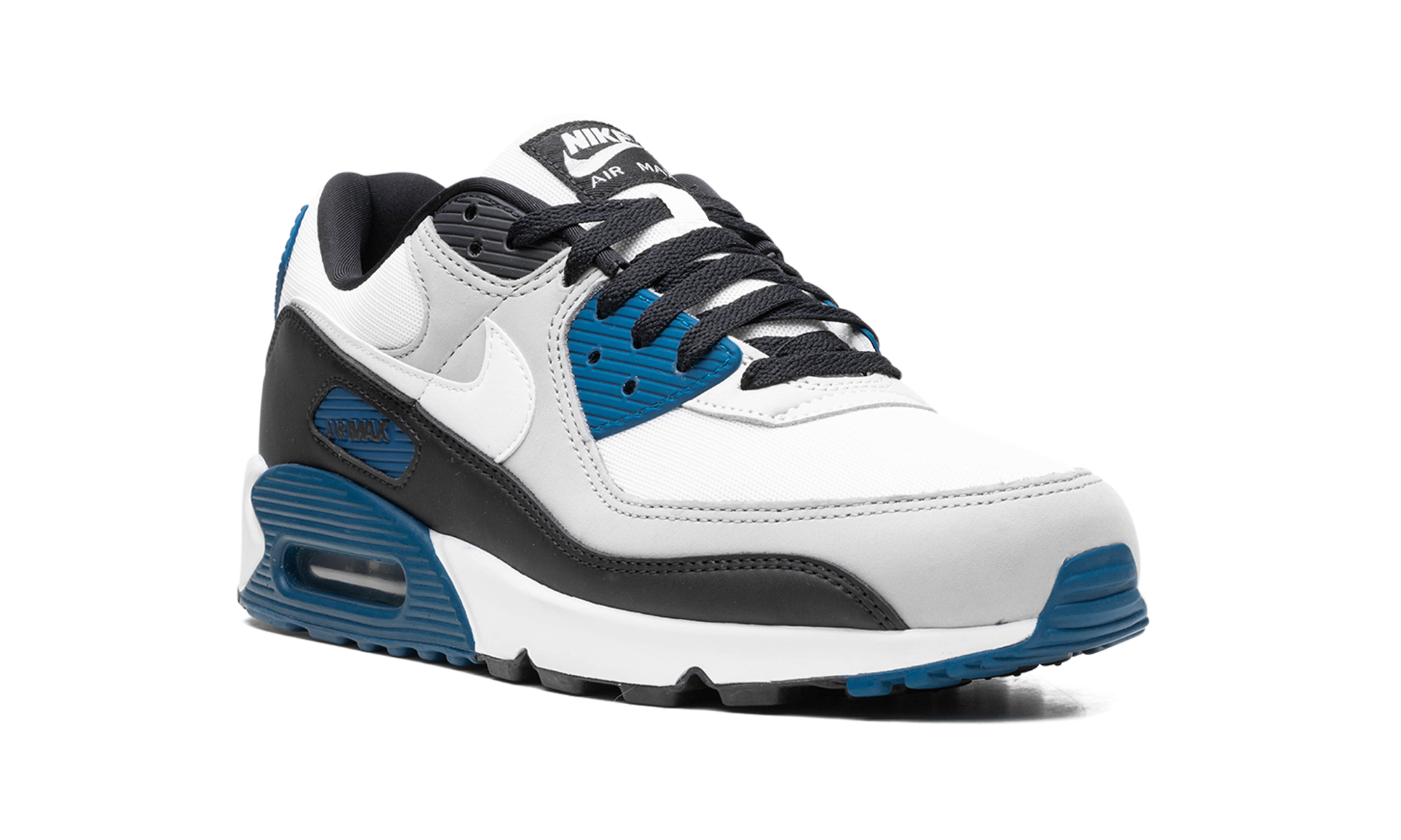 nike air max 90 industrial blue+FB9658-002+diagnol right view