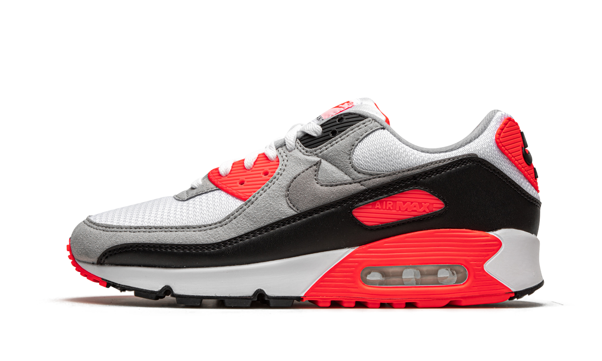 nike air max 90 infrared 2020+CT1685-100+diagnol right view 1
