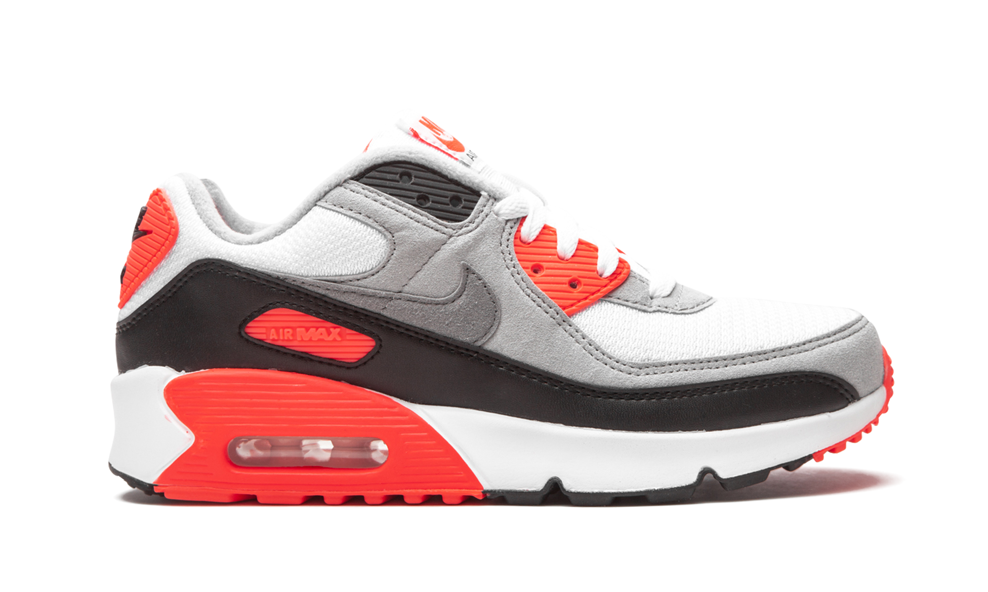 nike air max 90 infrared 2020 gs+DC8334-100+right view