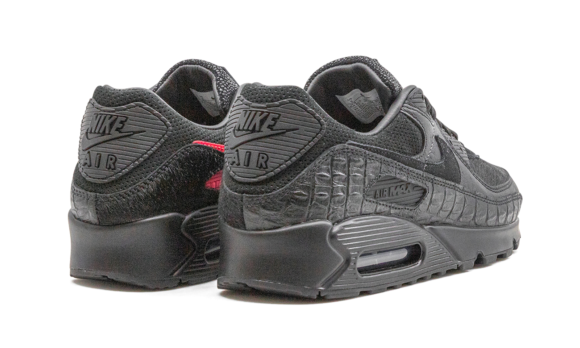 nike air max 90 infrared blend+CZ5588-002+diagnol right behind view