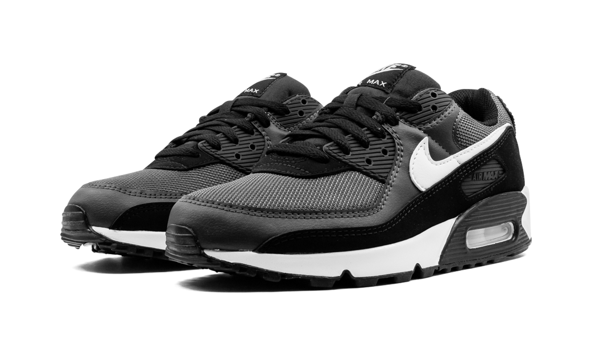 nike air max 90 iron grey+CN8490-002+diagnol left view
