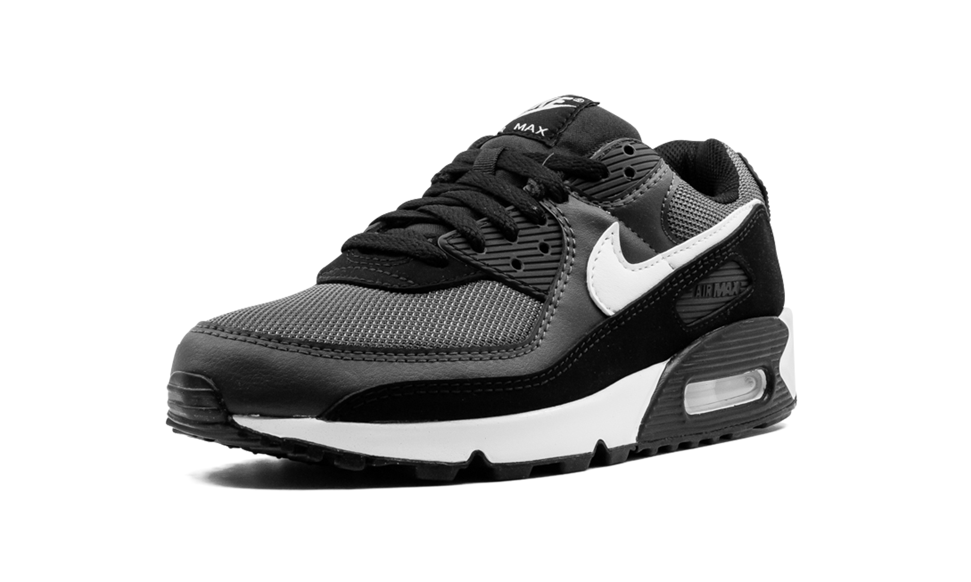 nike air max 90 iron grey+CN8490-002+left diagnol single view