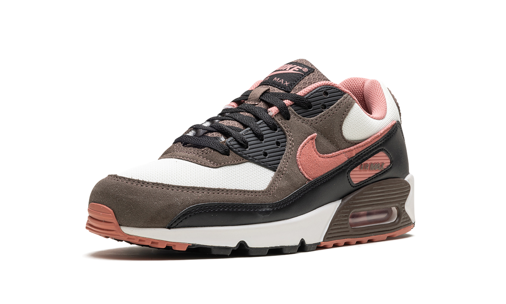 nike air max 90 ironstone red stardust+DM0029-105+left diagnol single view