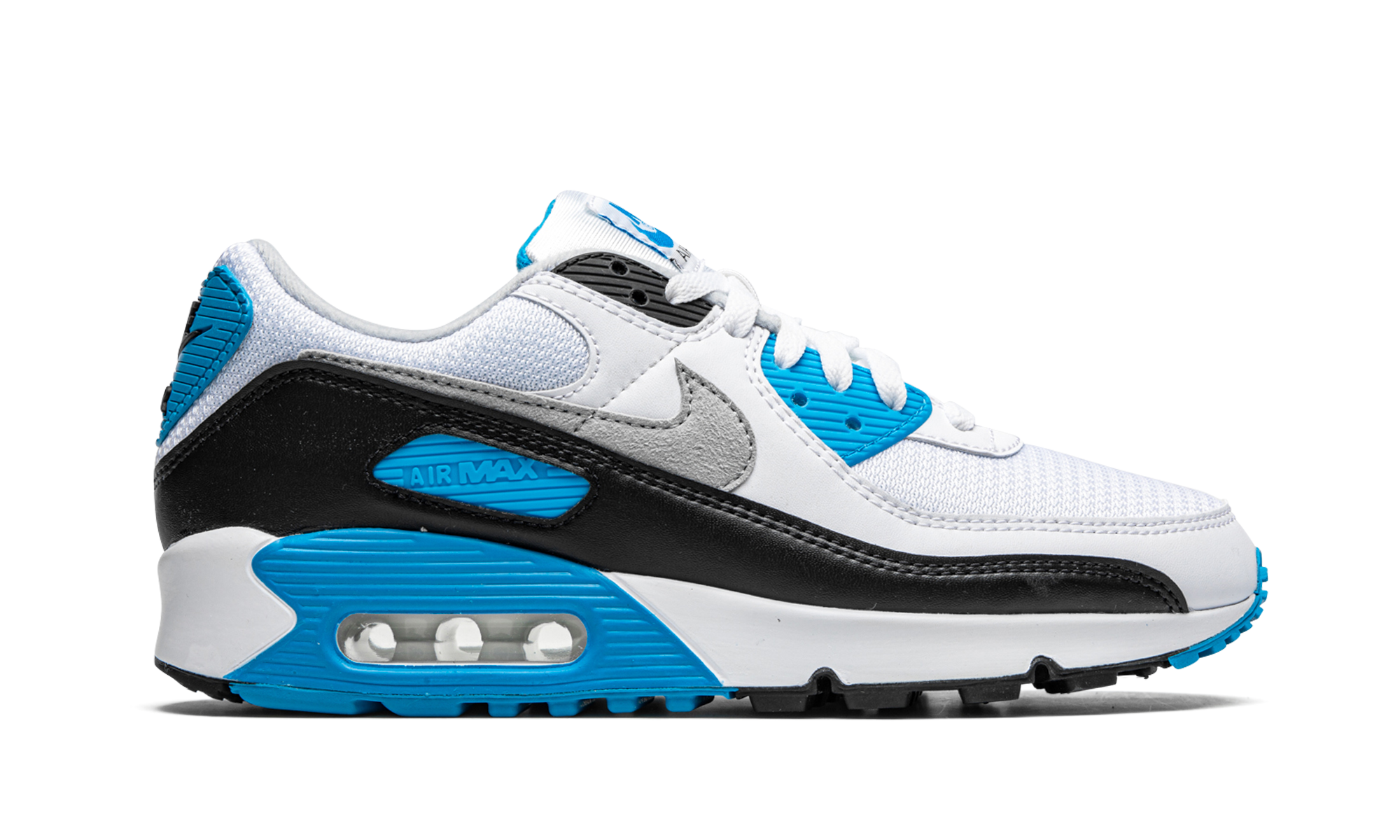 nike air max 90 laser blue 2020+CJ6779-100+right view