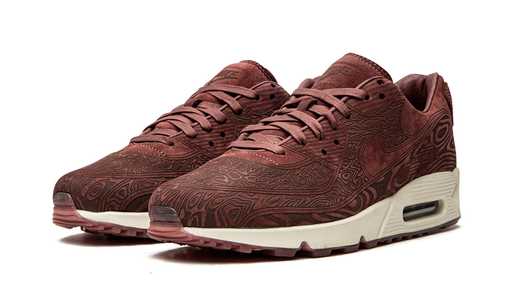nike air max 90 laser mahogany+DH4689-200+diagnol left view