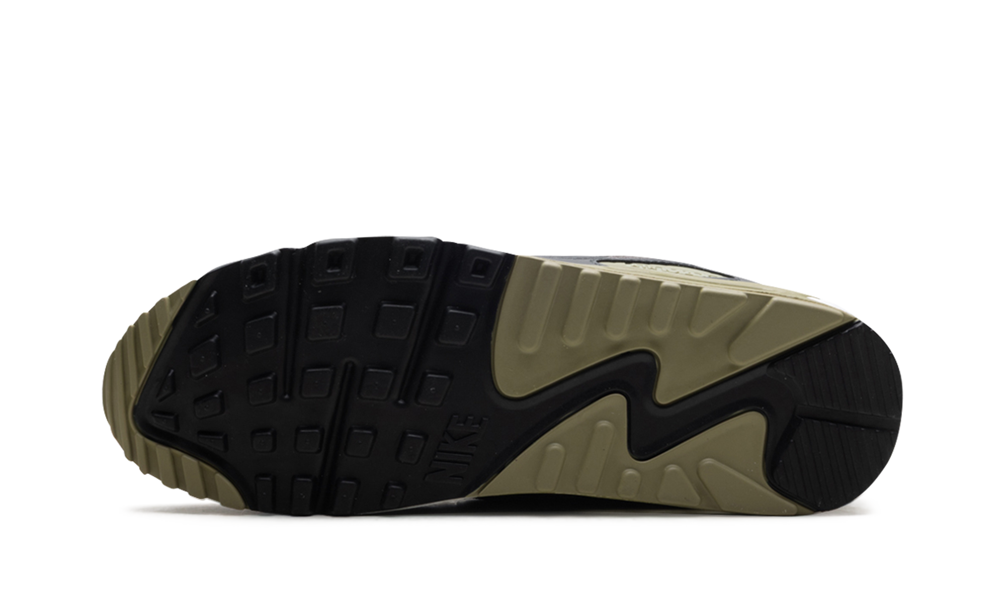 nike air max 90 light bone neutral olive+DM0029-011+bottom view