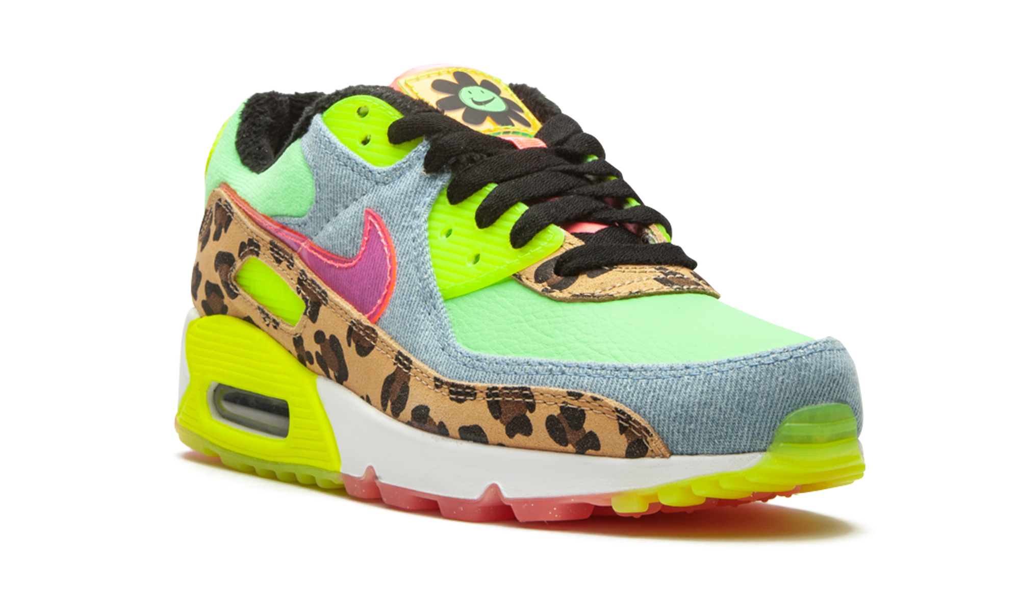 nike air max 90 lx 90s dancefloor green women s+CW3499-300+diagnol right view