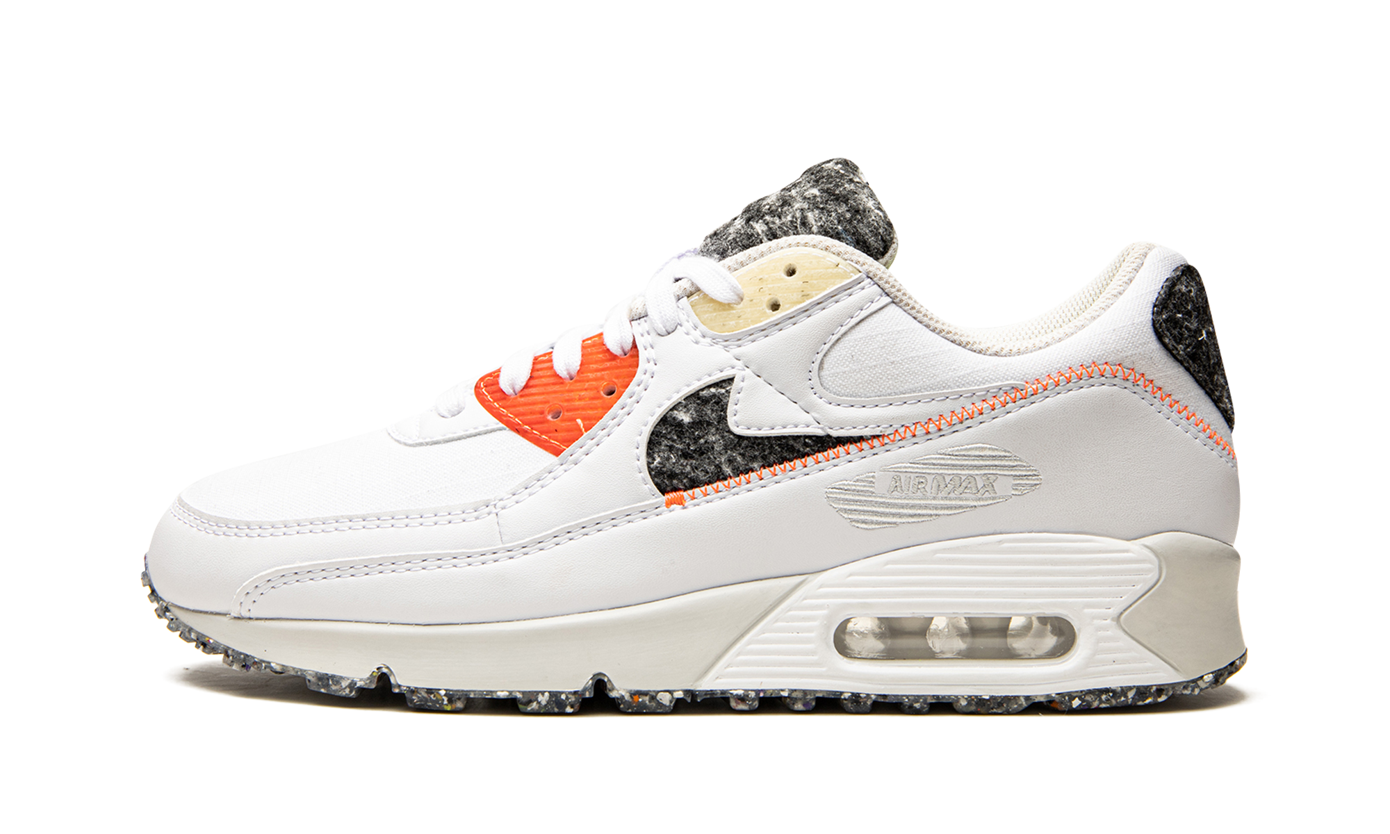 nike air max 90 m2z2 white red+DD0383-100+diagnol right view 1