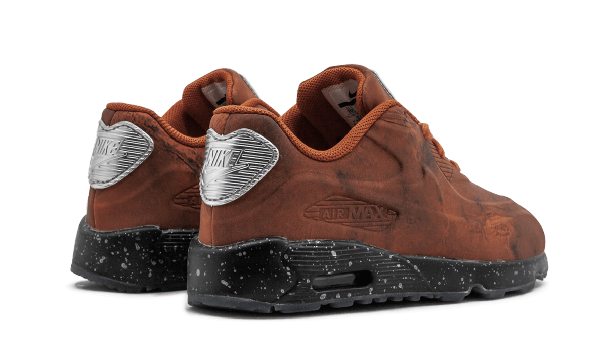 nike air max 90 mars landing td+CD6489-600+diagnol right behind view