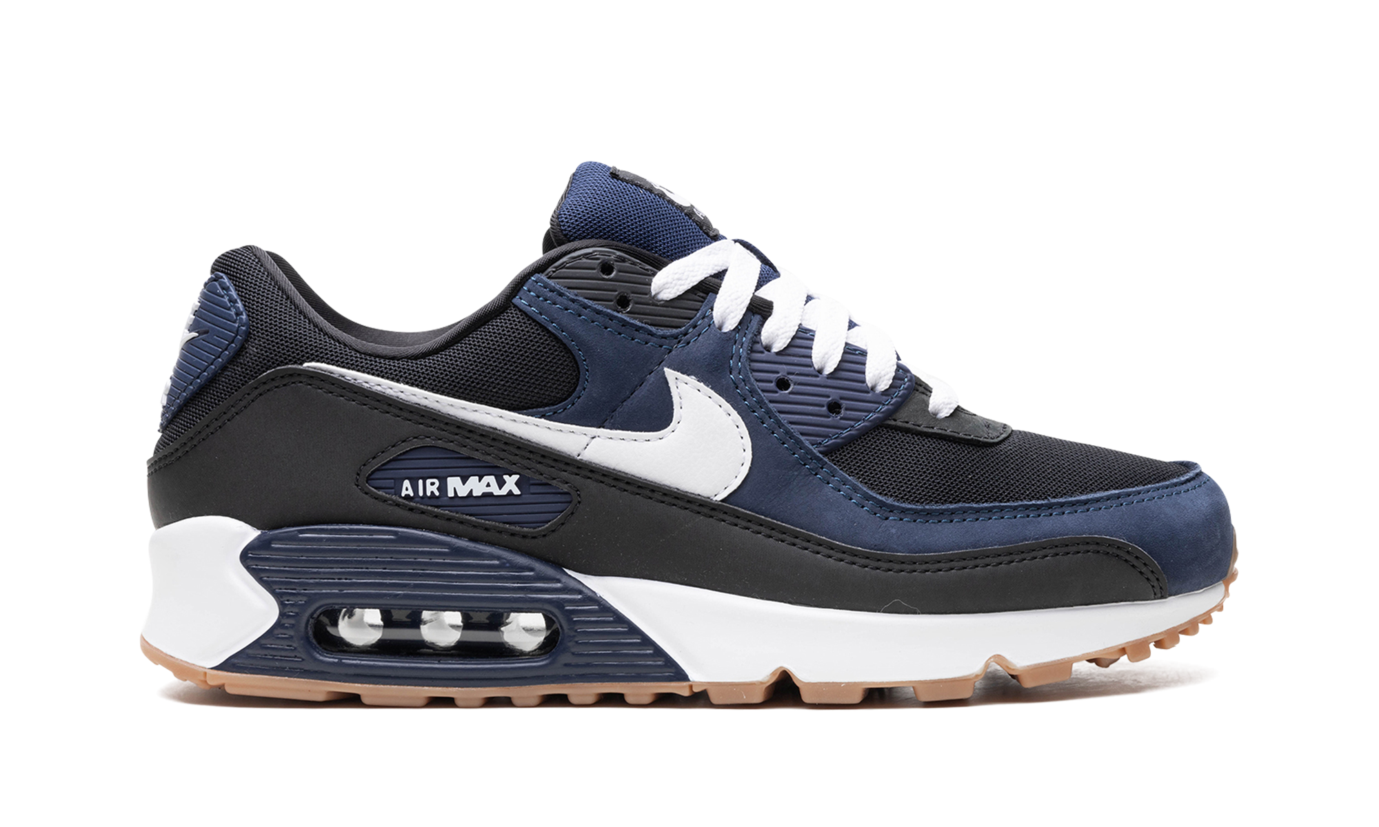 nike air max 90 midnight navy gum+FB9658-400+right view