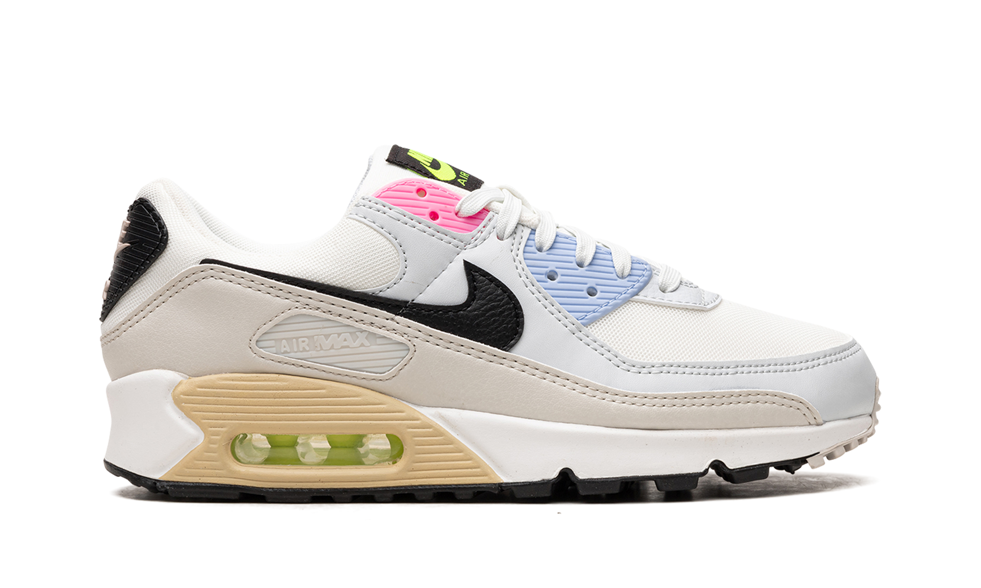 nike air max 90 multi color pastel women s+DQ0374-100+right view