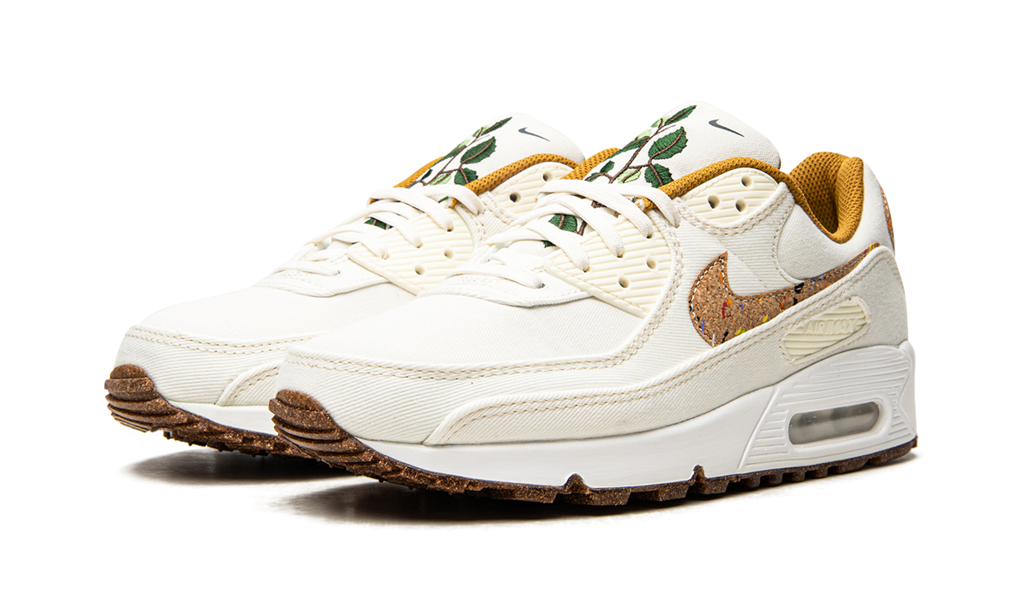 nike air max 90 natural cork women s+DD0384-100+diagnol left view