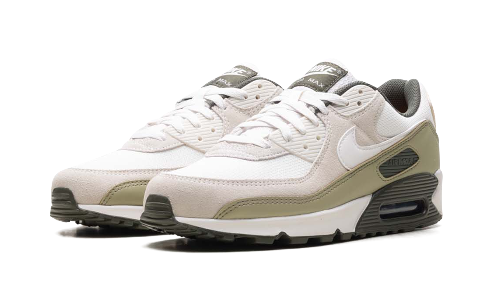nike air max 90 neutral olive light orewood brown+IH0262-276+diagnol left view