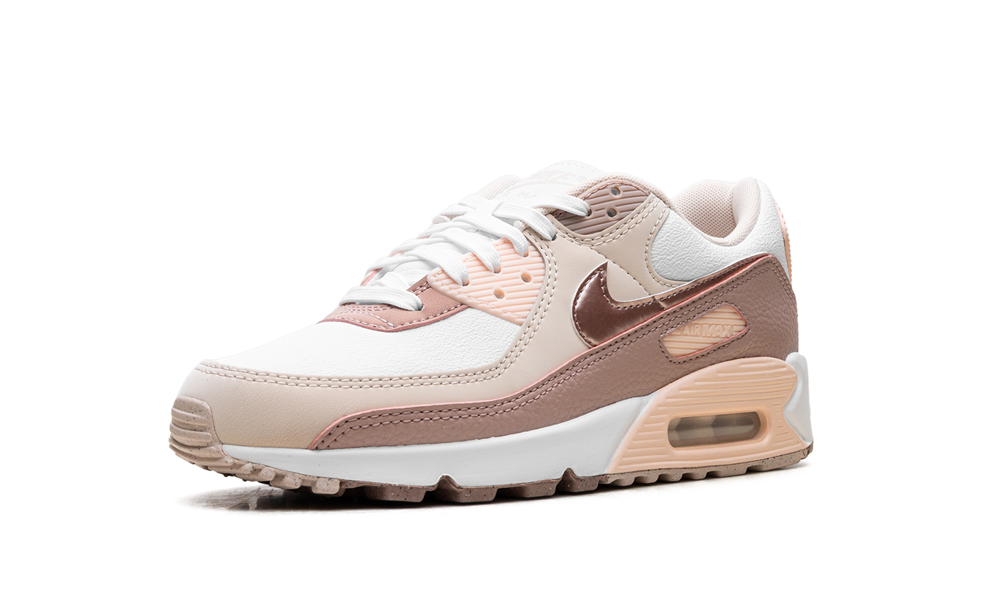 nike air max 90 next nature premium washed coral particle pink women s+HQ1783-100+left diagnol single view