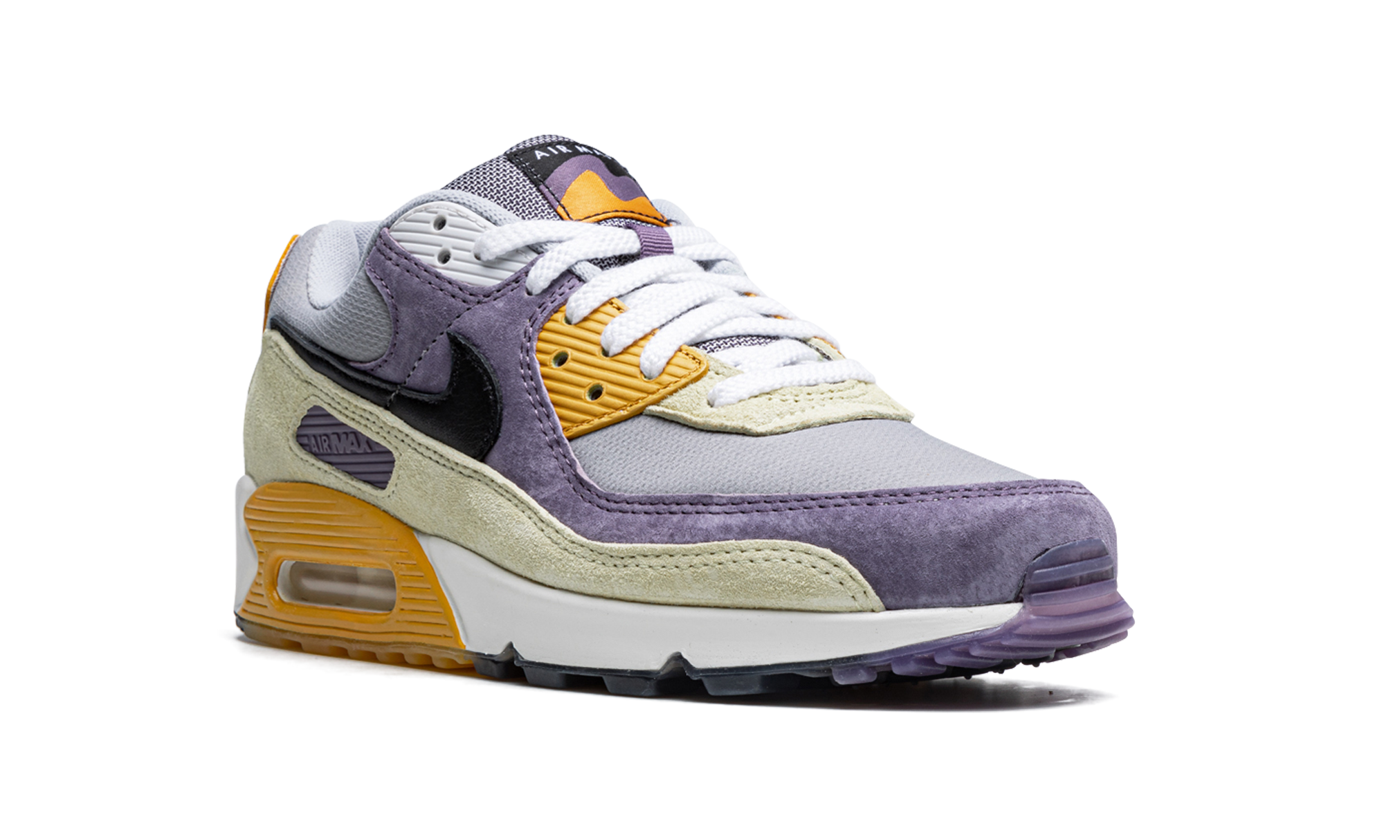 nike air max 90 nrg court purple lemon drop+DC6083-500+diagnol right view