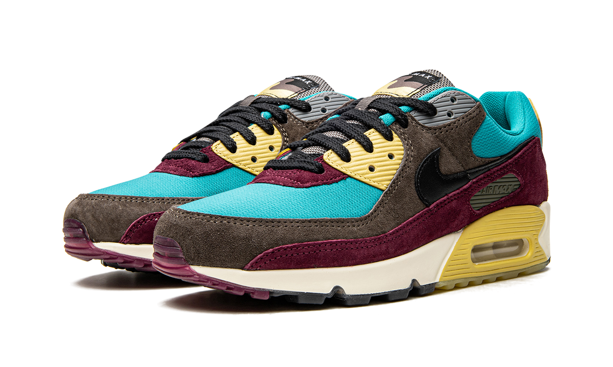 nike air max 90 nrg ridgerock turbo green+DC6083-200+diagnol left view