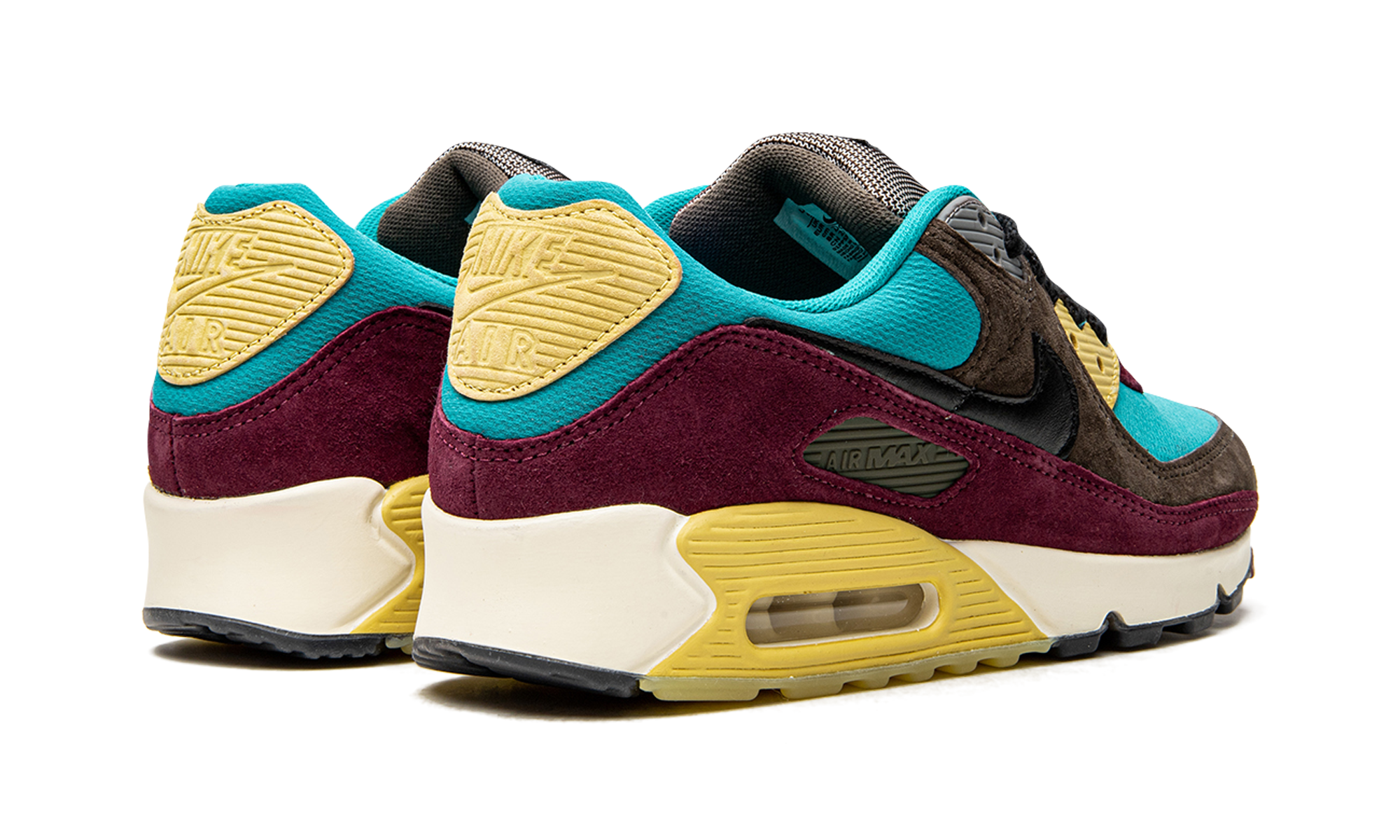 nike air max 90 nrg ridgerock turbo green+DC6083-200+diagnol right behind view