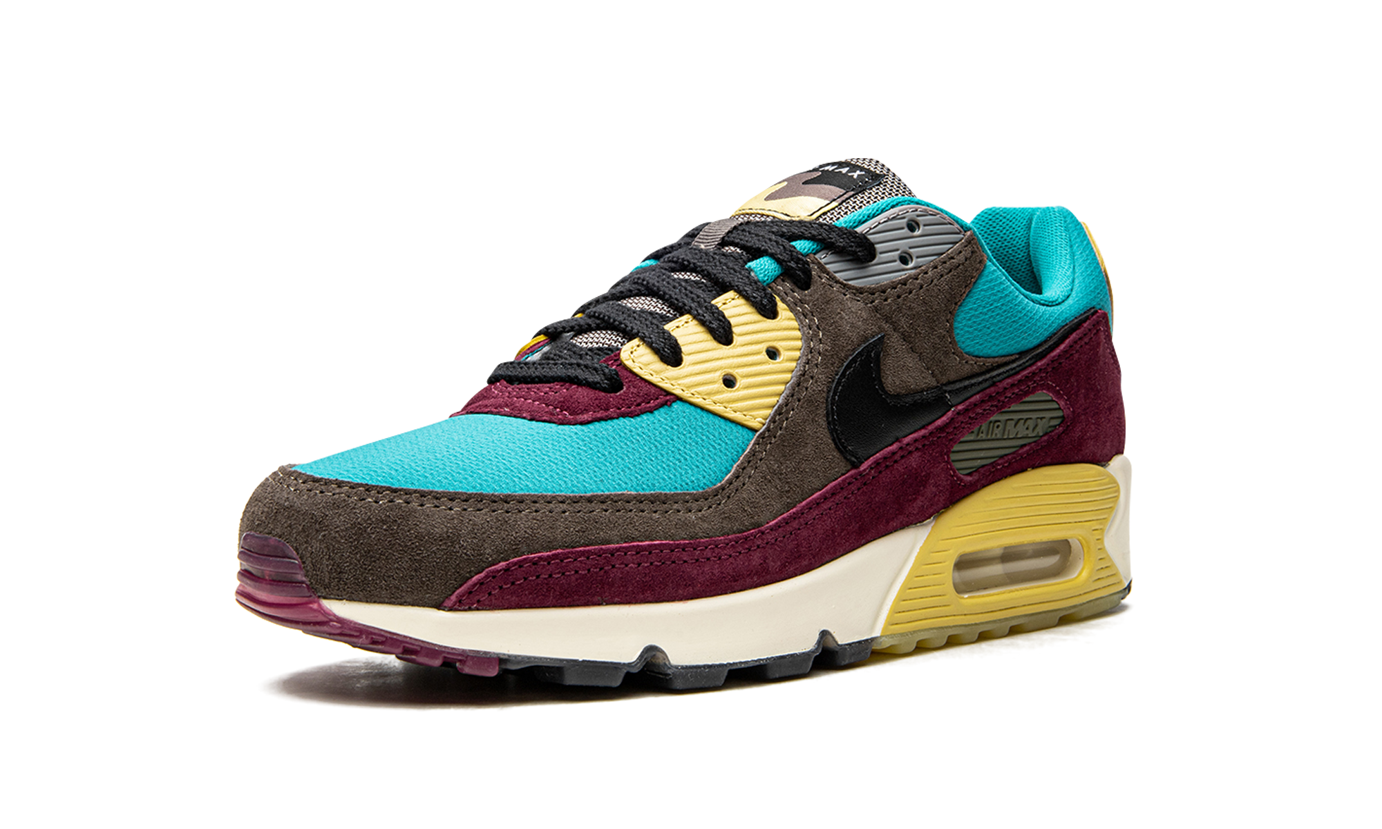 nike air max 90 nrg ridgerock turbo green+DC6083-200+left diagnol single view